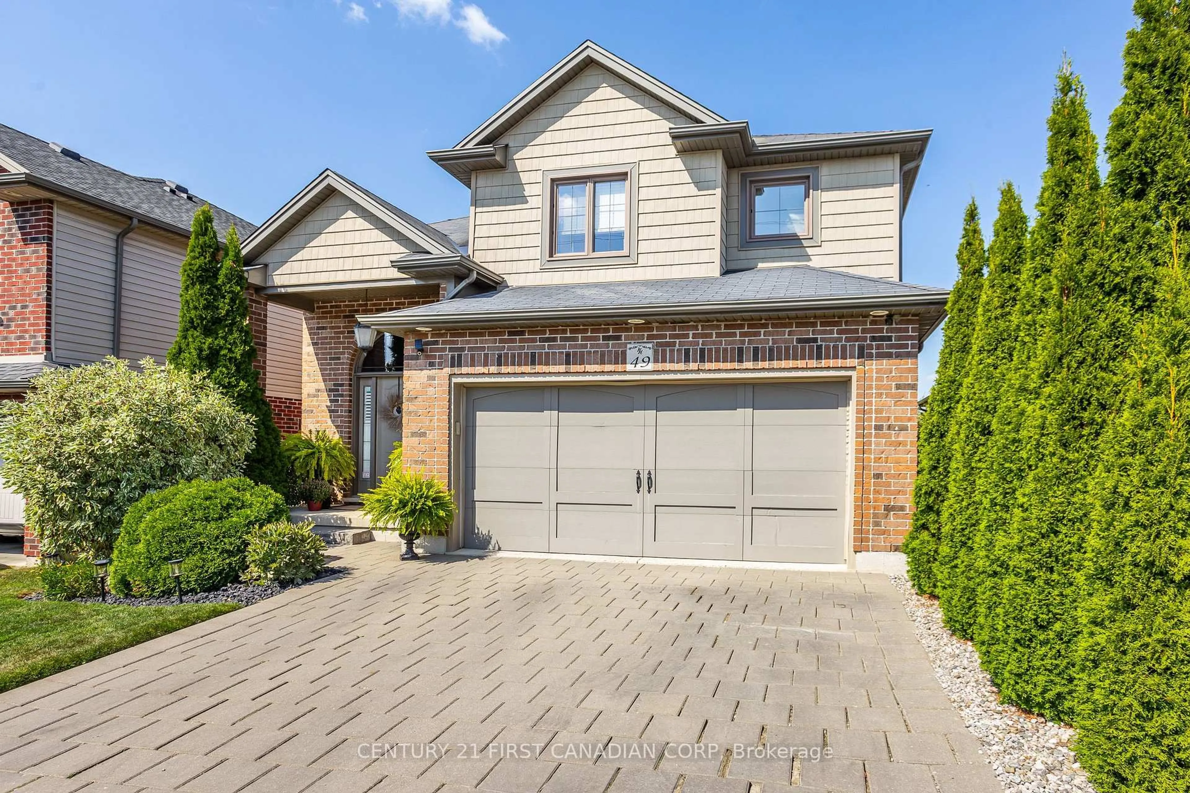 Home with brick exterior material, street for 70 TANOAK Dr #49, London North Ontario N6G 5R3