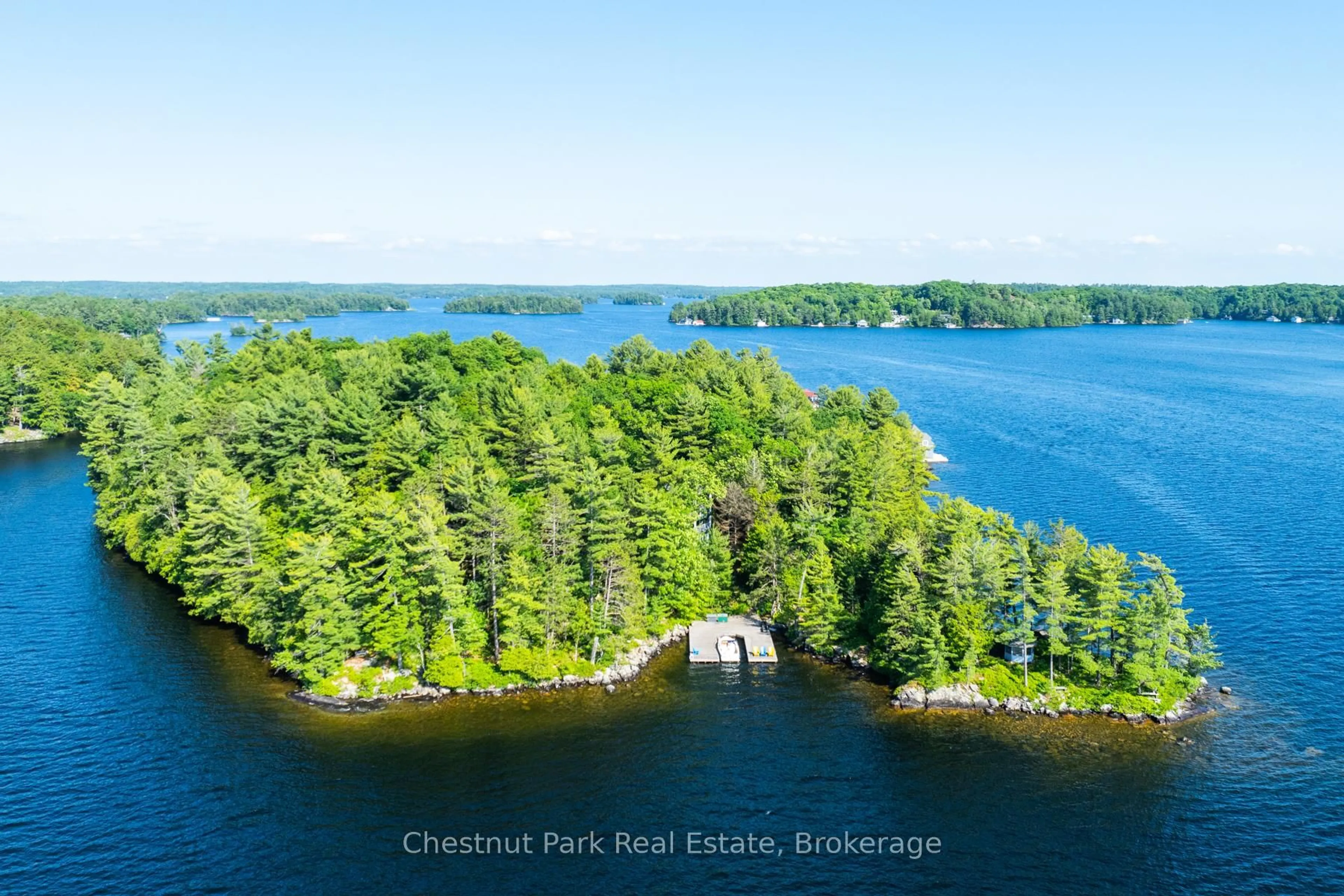 A pic from outside/outdoor area/front of a property/back of a property/a pic from drone, water/lake/river/ocean view for 1 WASAN R40 N/A, Muskoka Lakes Ontario P0B 1J0
