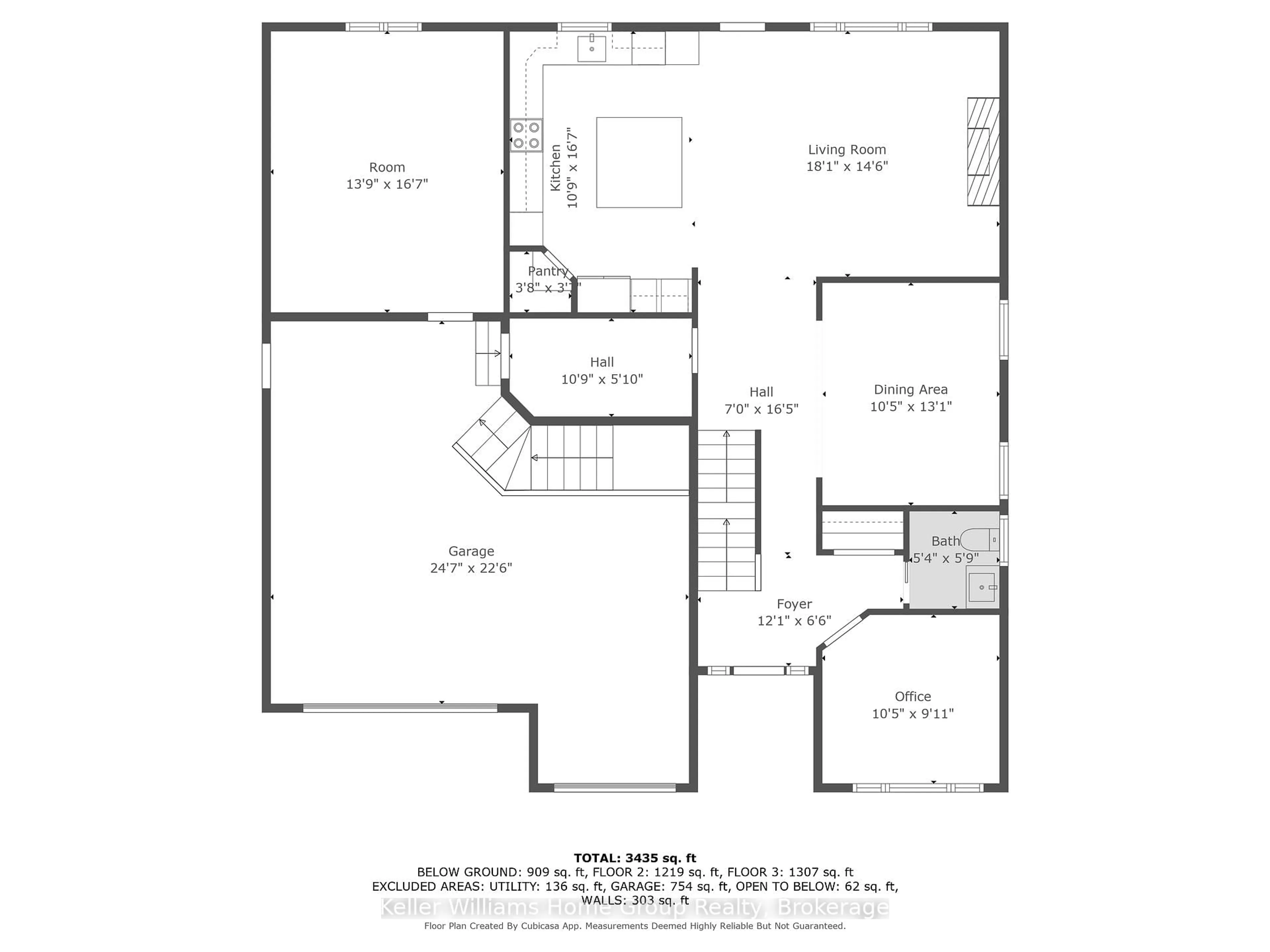 Floor plan for 75 Stafford St, Centre Wellington Ontario N0B 1S0