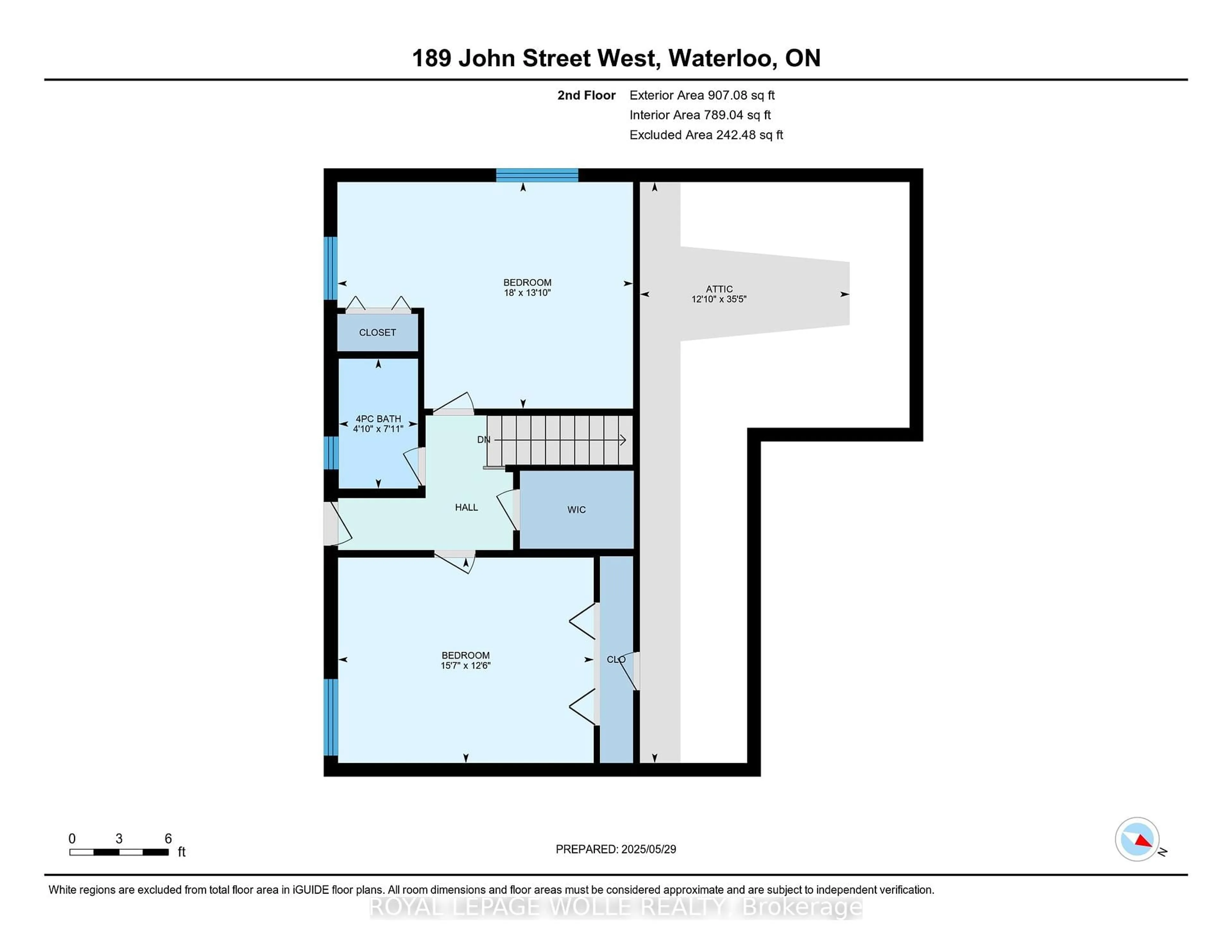 Floor plan for 189 John St, Waterloo Ontario N2L 1C6