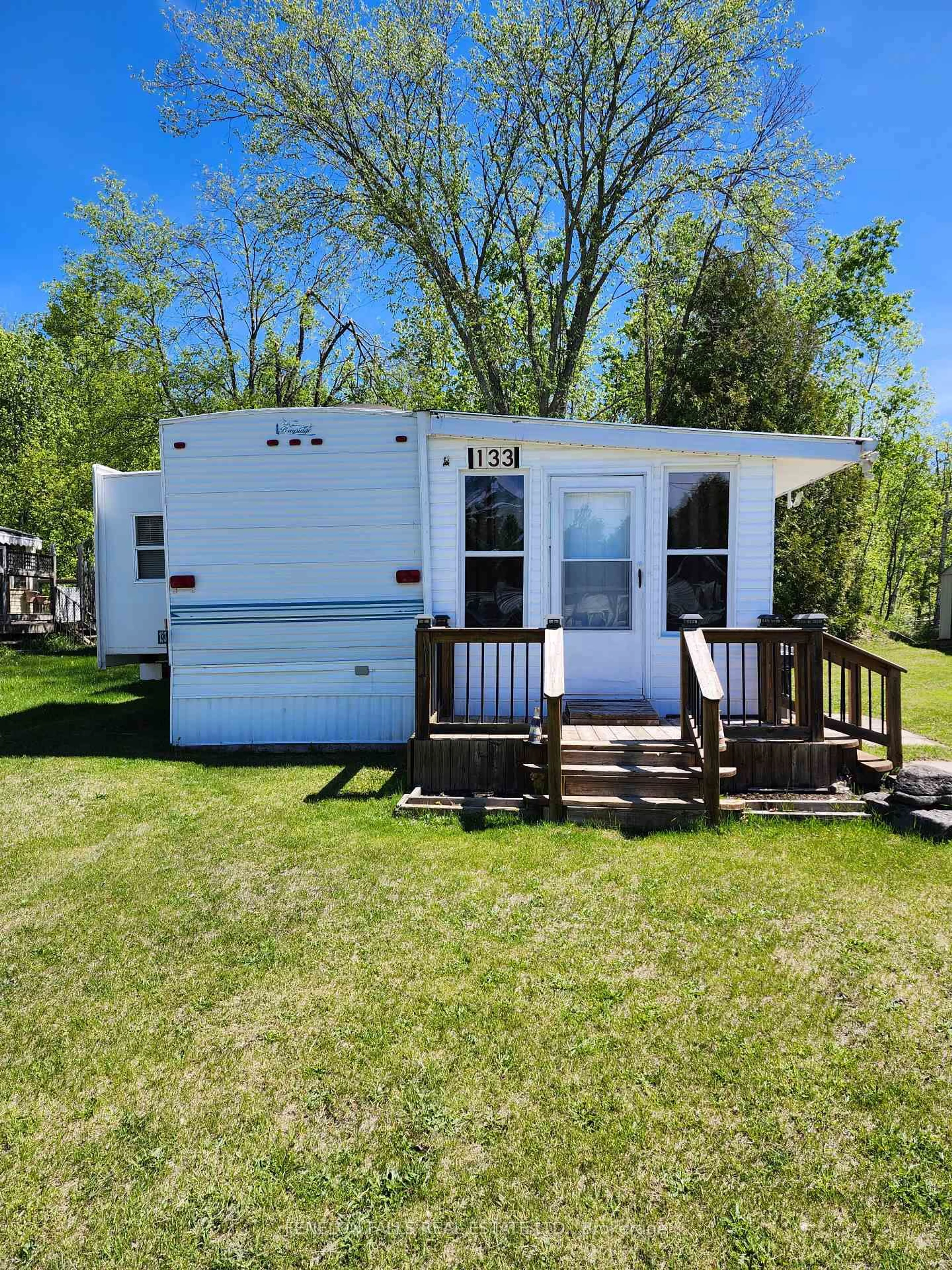 Home with vinyl exterior material, water/lake/river/ocean view for 1802 County Road 121 Rd #133, Kawartha Lakes Ontario K0M 1N0