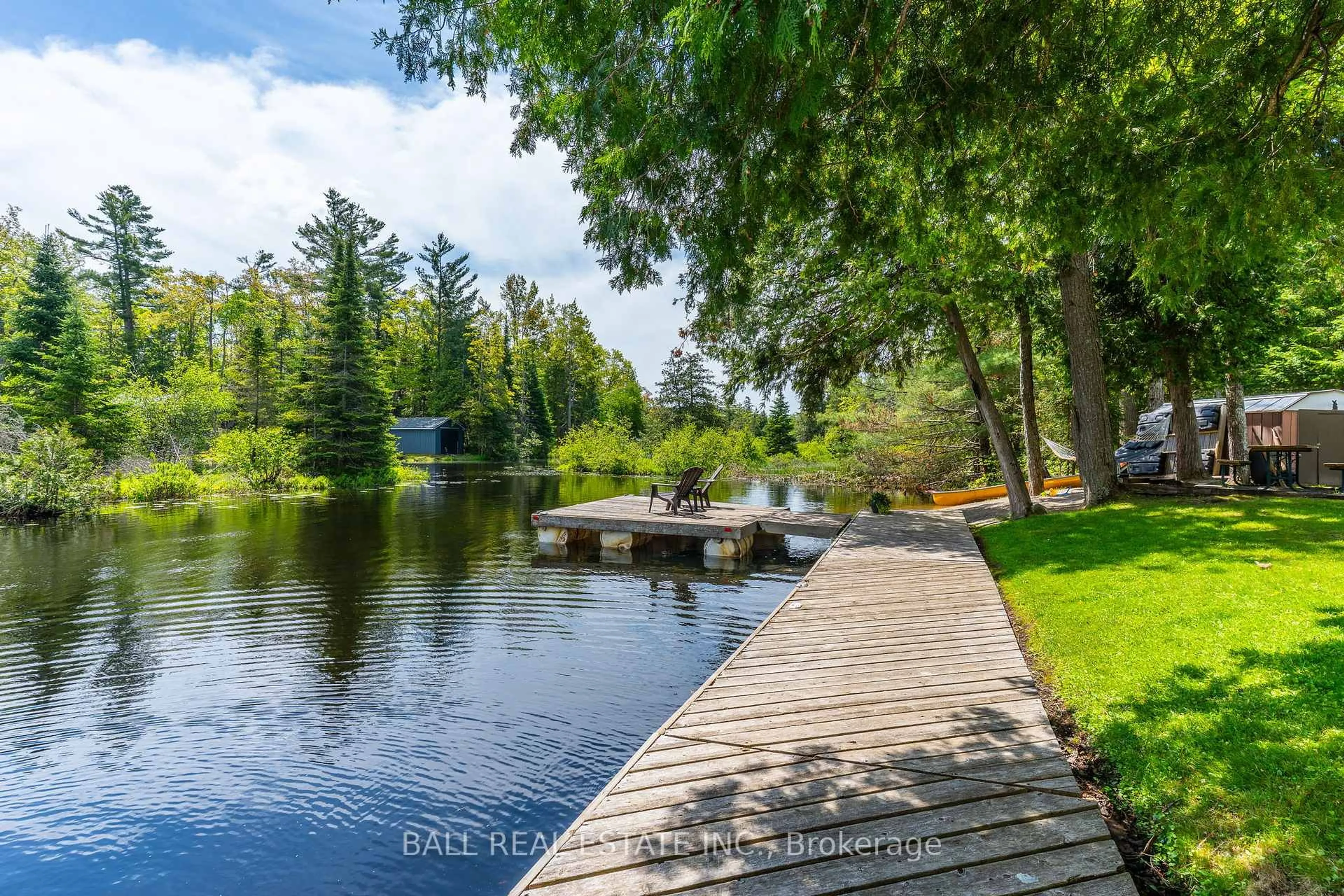 Patio, water/lake/river/ocean view for 73 Sunset Crt, Trent Lakes Ontario K0M 1A0