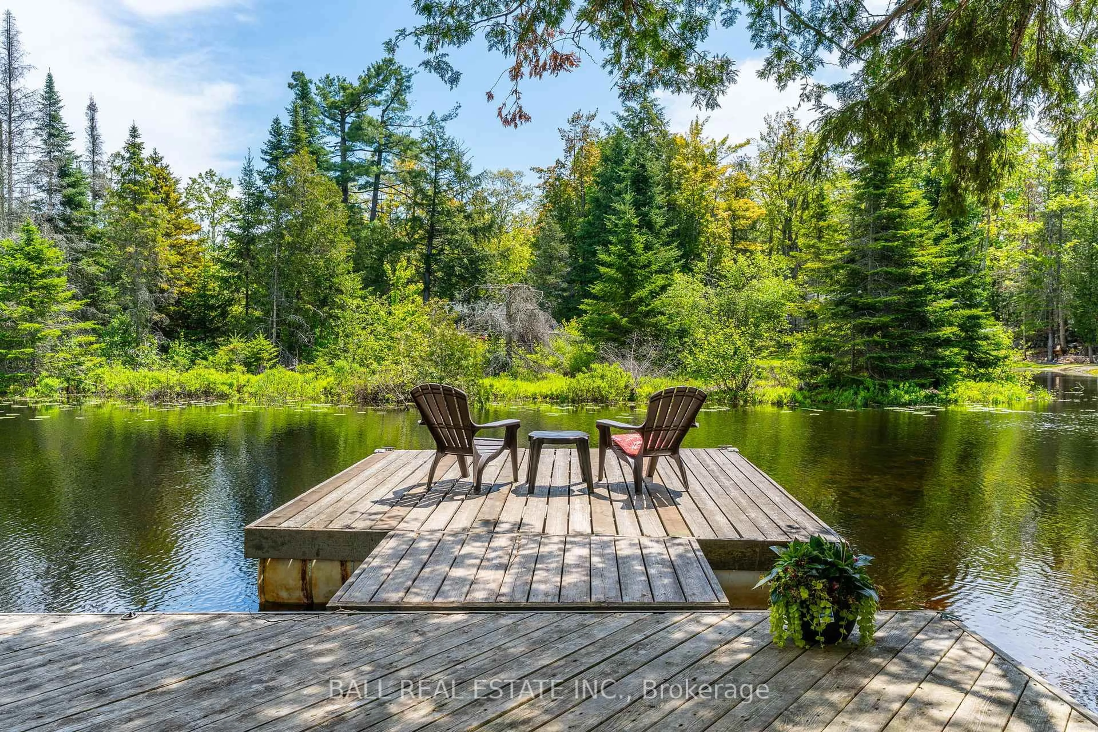 Patio, water/lake/river/ocean view for 73 Sunset Crt, Trent Lakes Ontario K0M 1A0