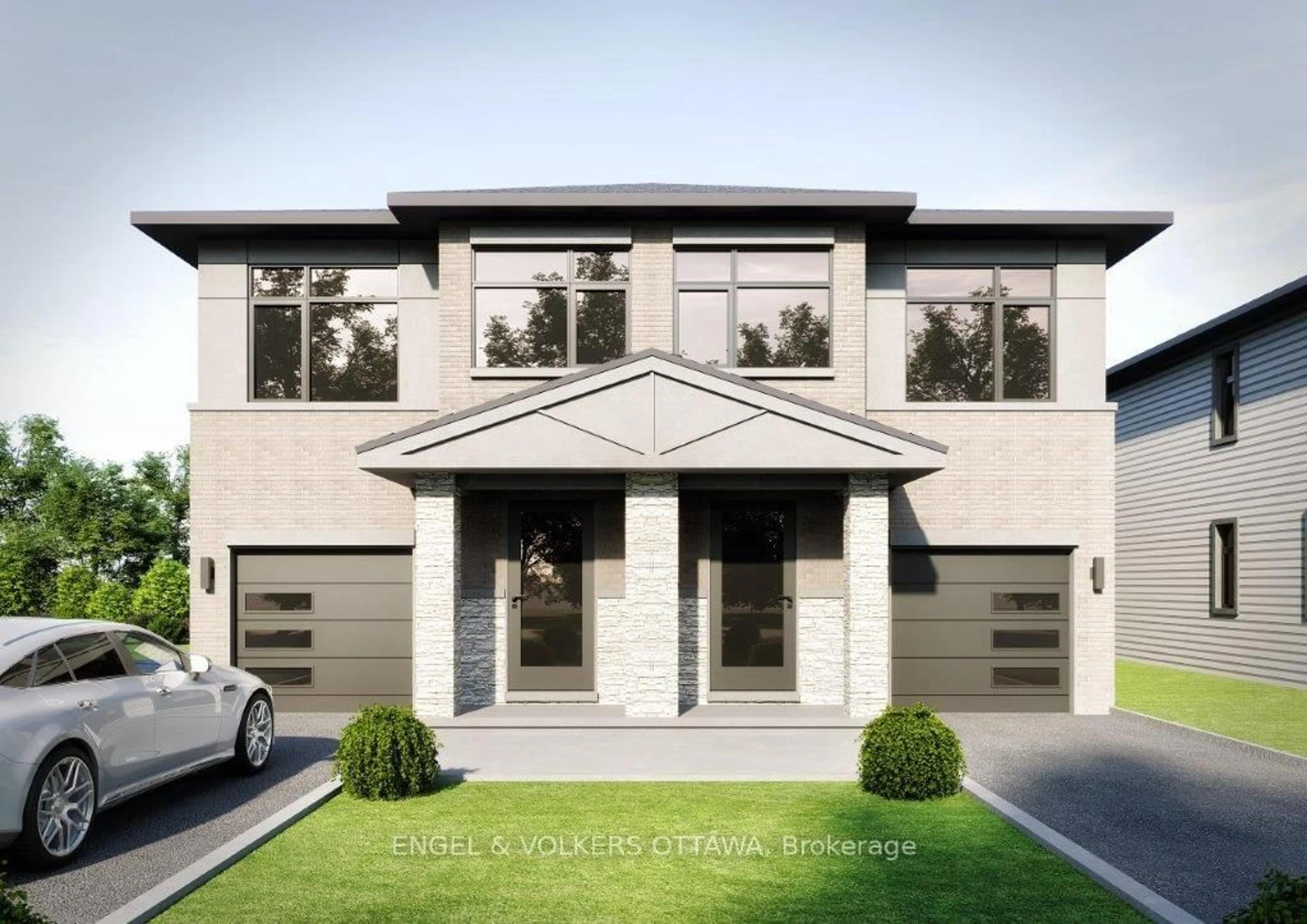 Home with brick exterior material, street for 489 Highcroft Ave, Ottawa Ontario K1Z 5J3