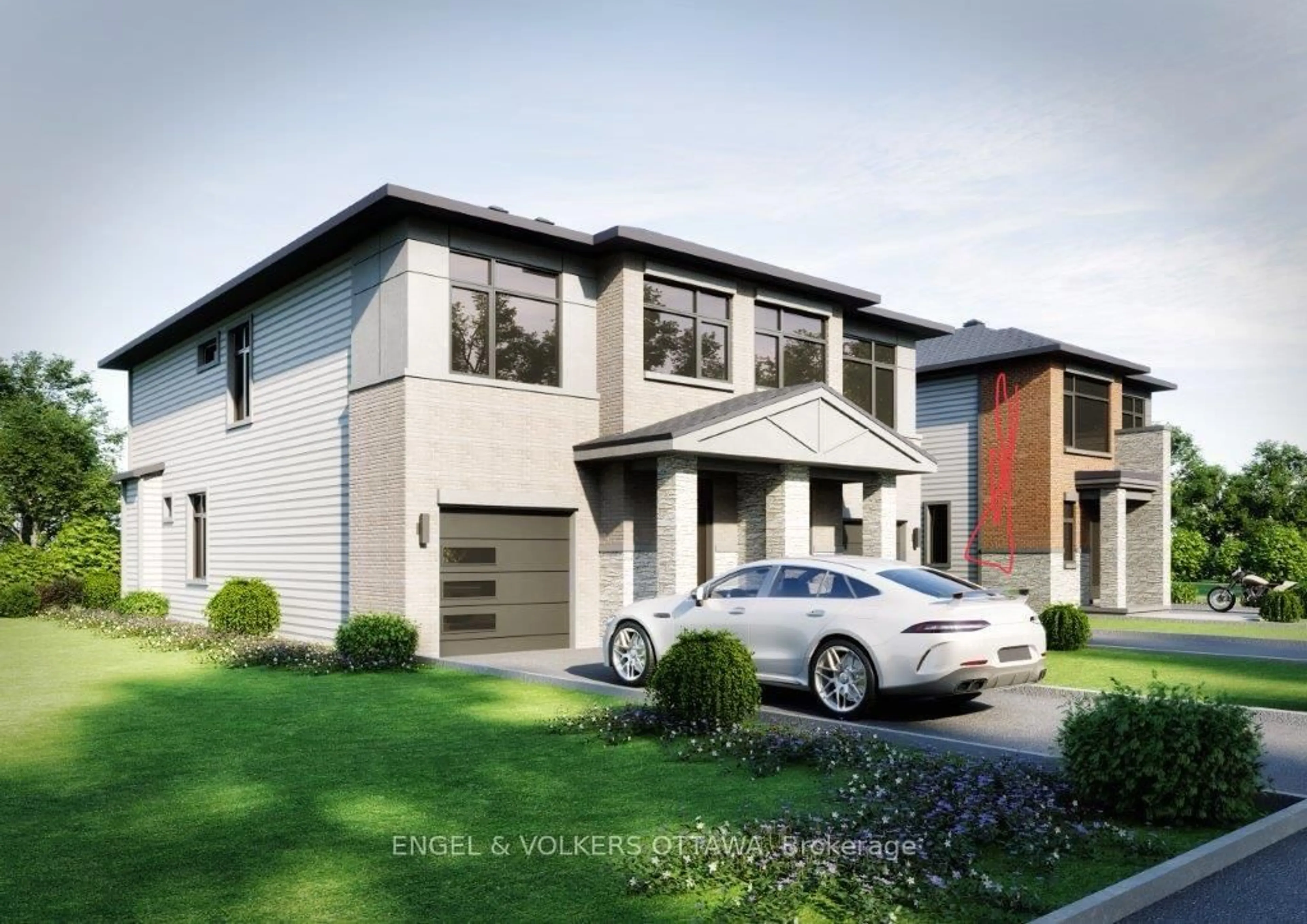 Home with brick exterior material, street for 489 Highcroft Ave, Ottawa Ontario K1Z 5J3