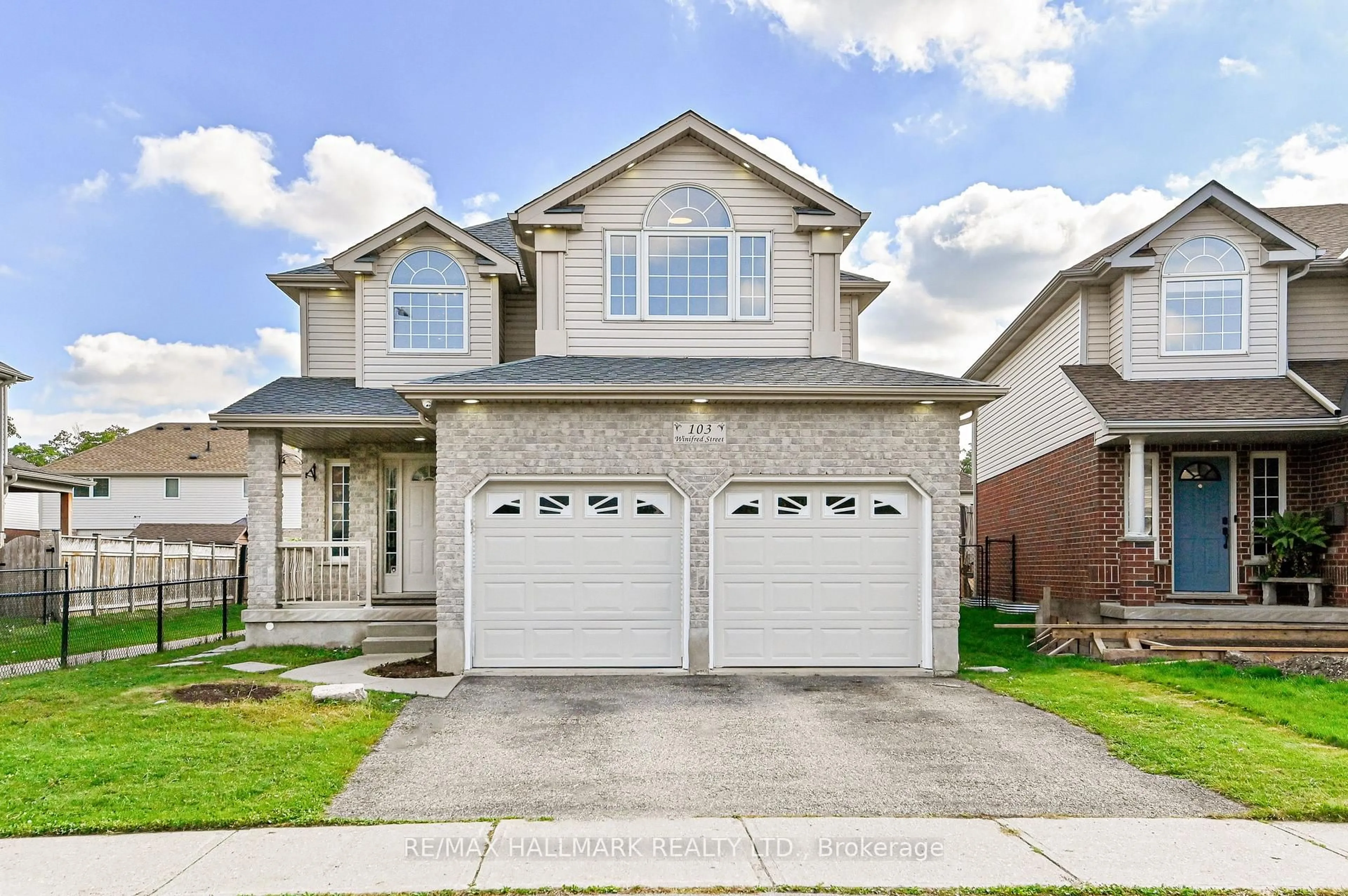 Home with brick exterior material, street for 103 Winifred St, Kitchener Ontario N2P 2M7
