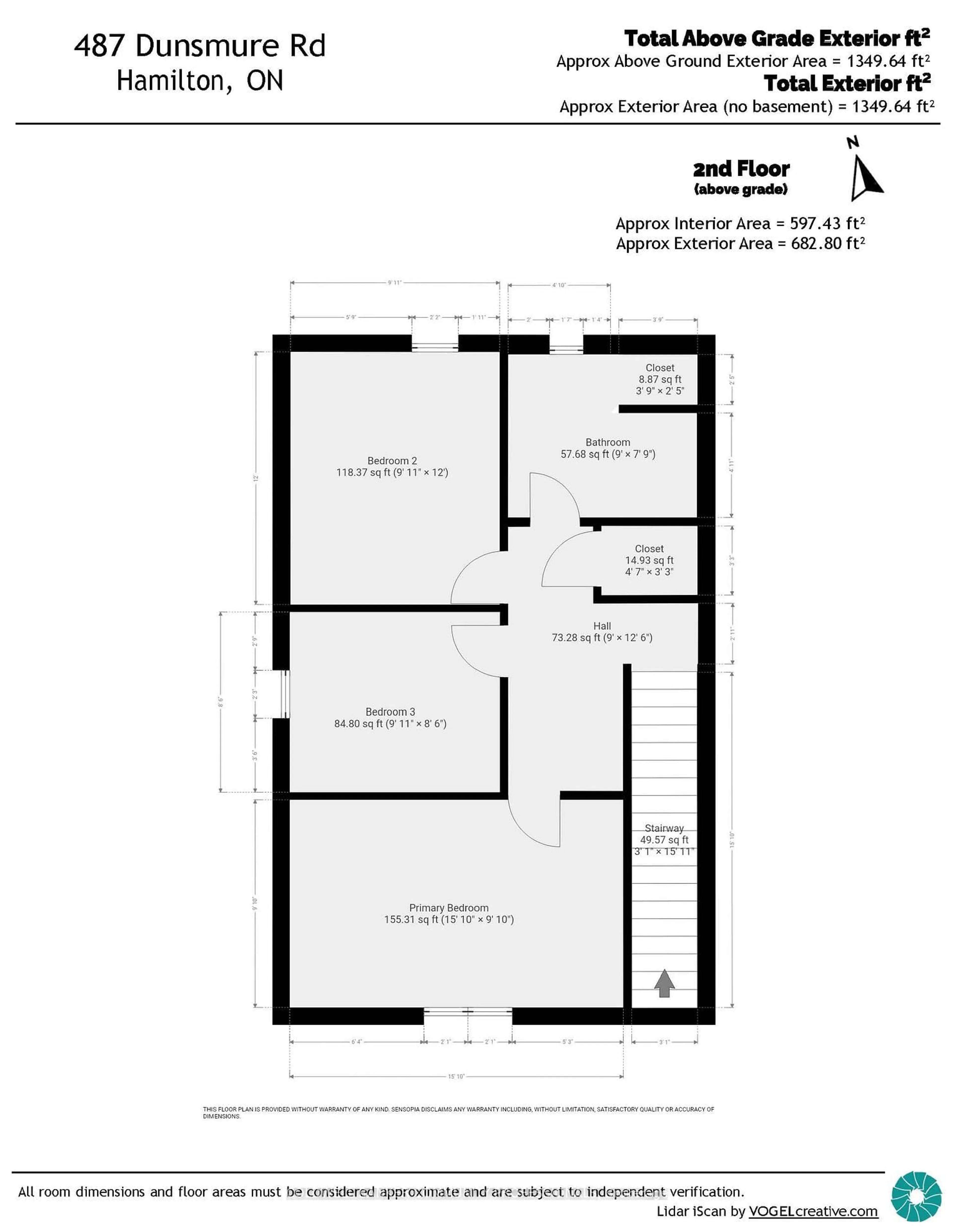 Floor plan for 487 Dunsmure Rd, Hamilton Ontario L8H 1G8