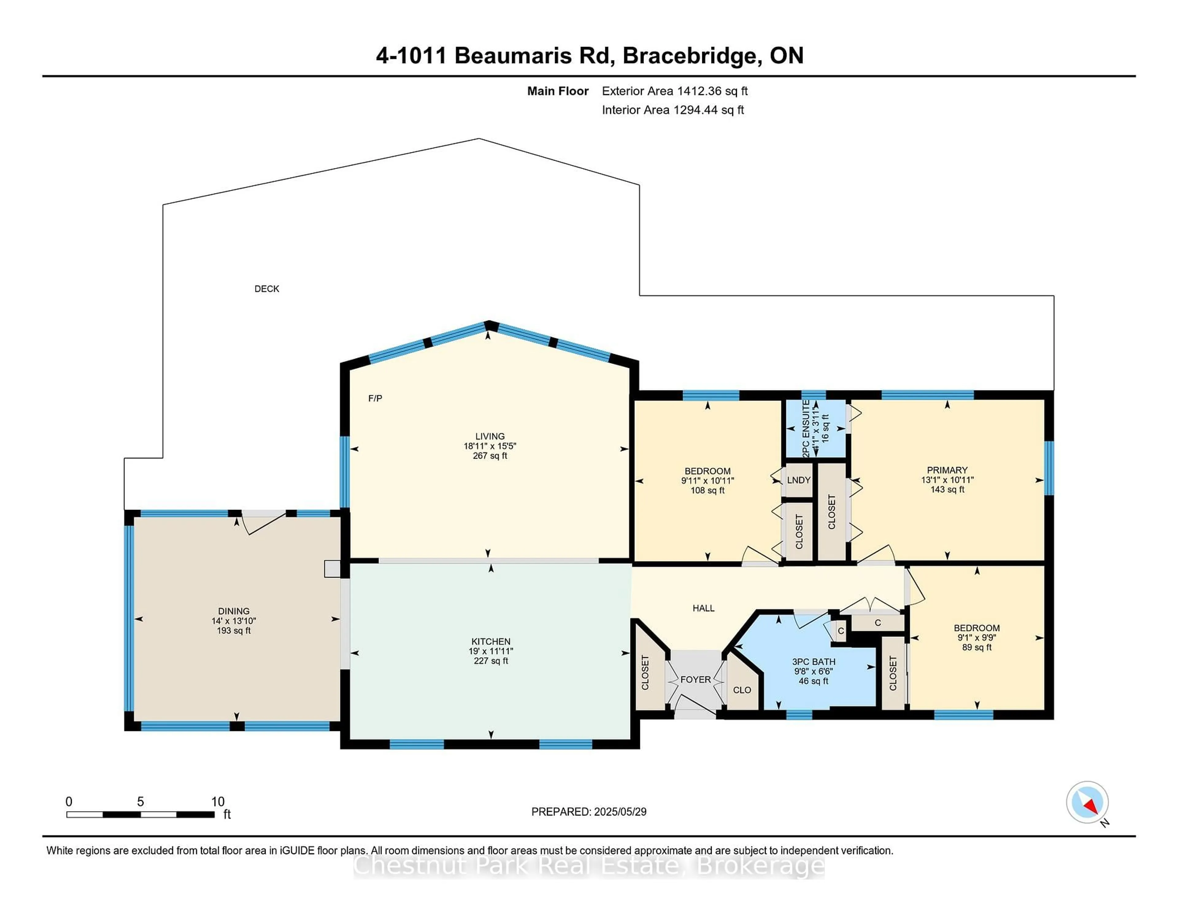 Floor plan for 1011 Beaumaris Rd ##4, Muskoka Lakes Ontario P1L 1W8