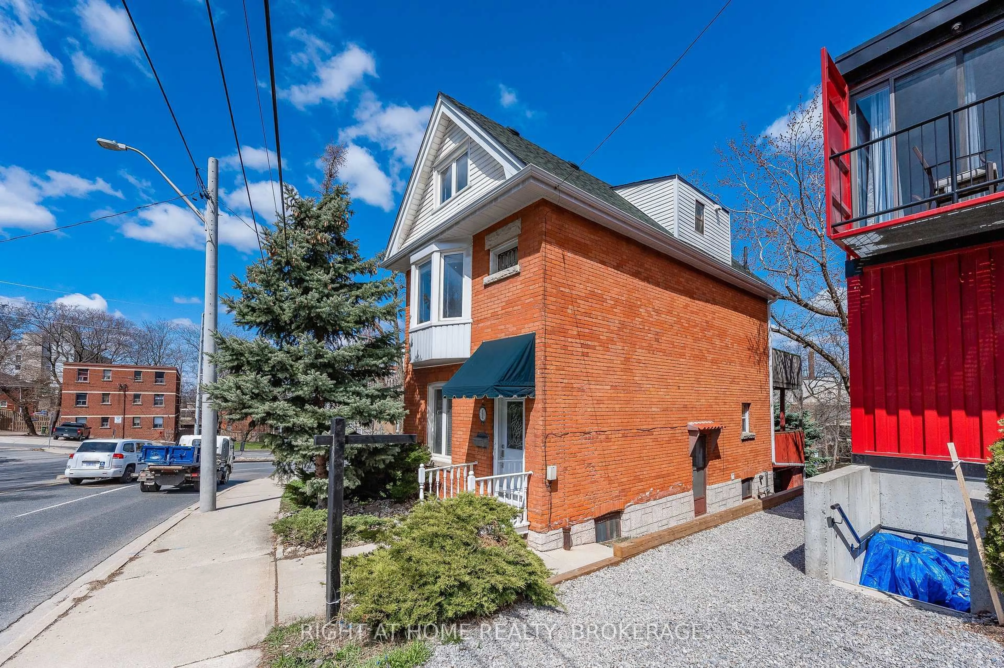 Home with brick exterior material, street for 1 Arkledun Ave, Hamilton Ontario L8N 2H4