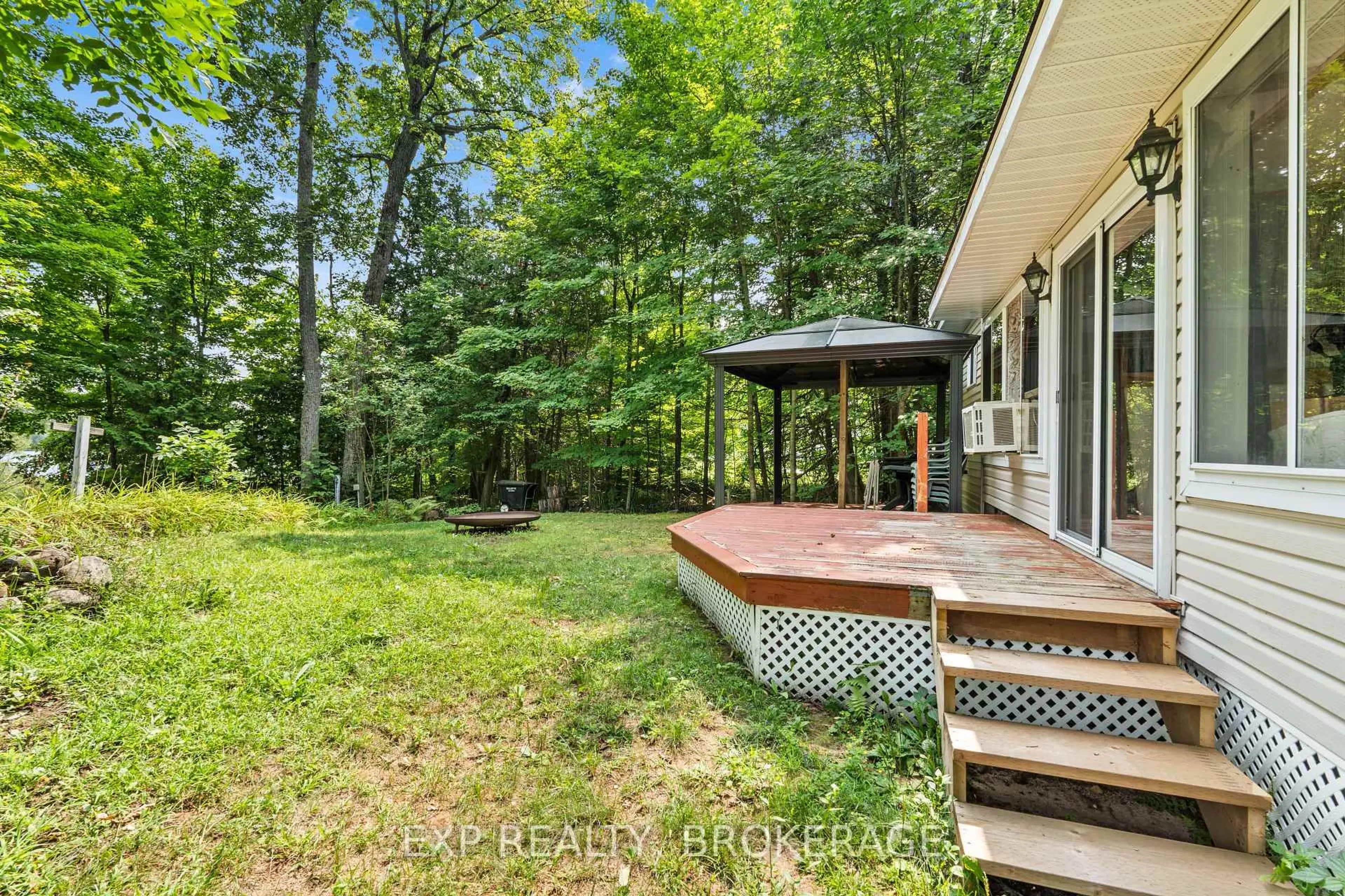 Patio, forest/trees view for 9 GLENFORD Lane #20, Godfrey Ontario K0H 1T0