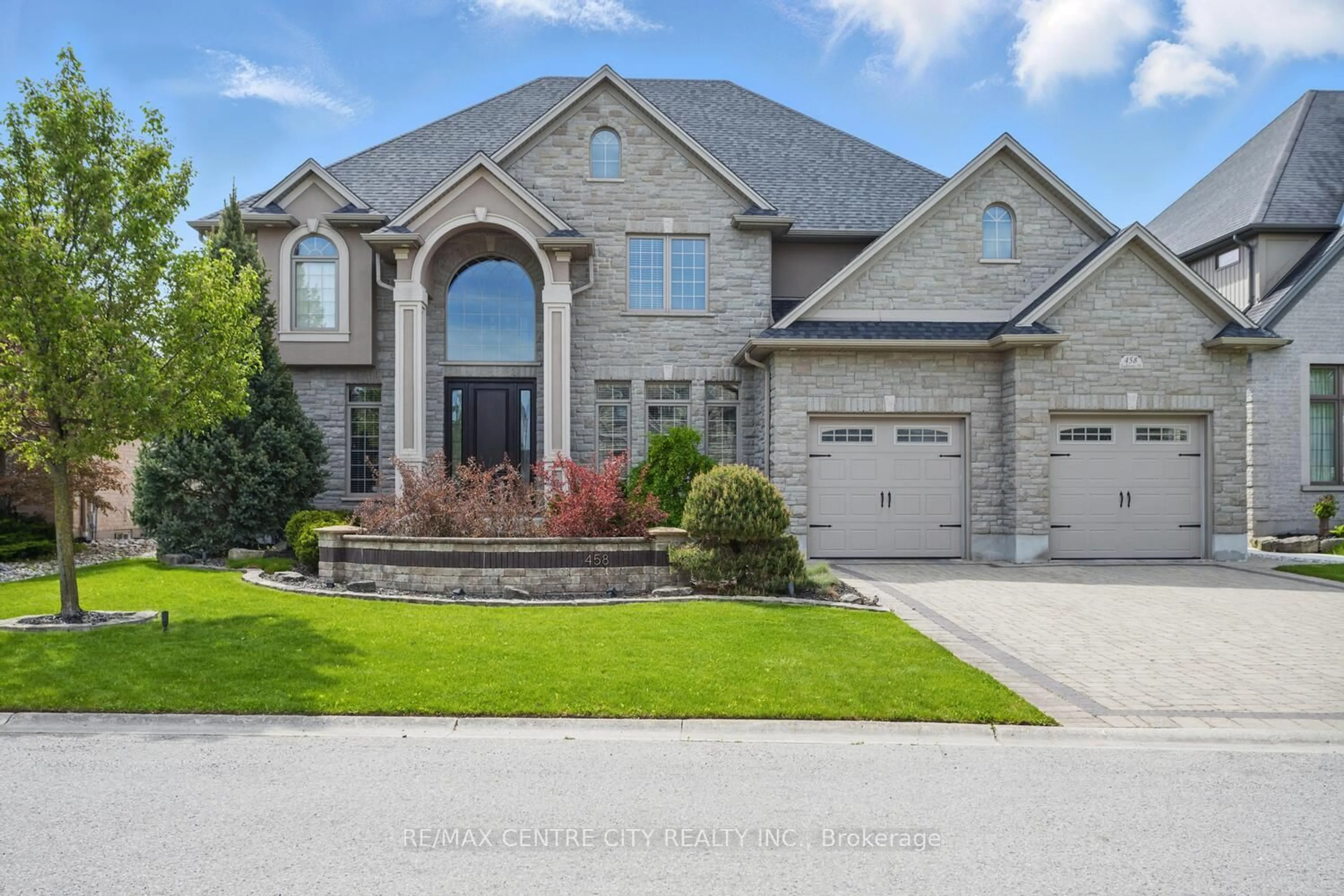 Home with brick exterior material, street for 458 Eagletrace Dr, London North Ontario N6G 0E7