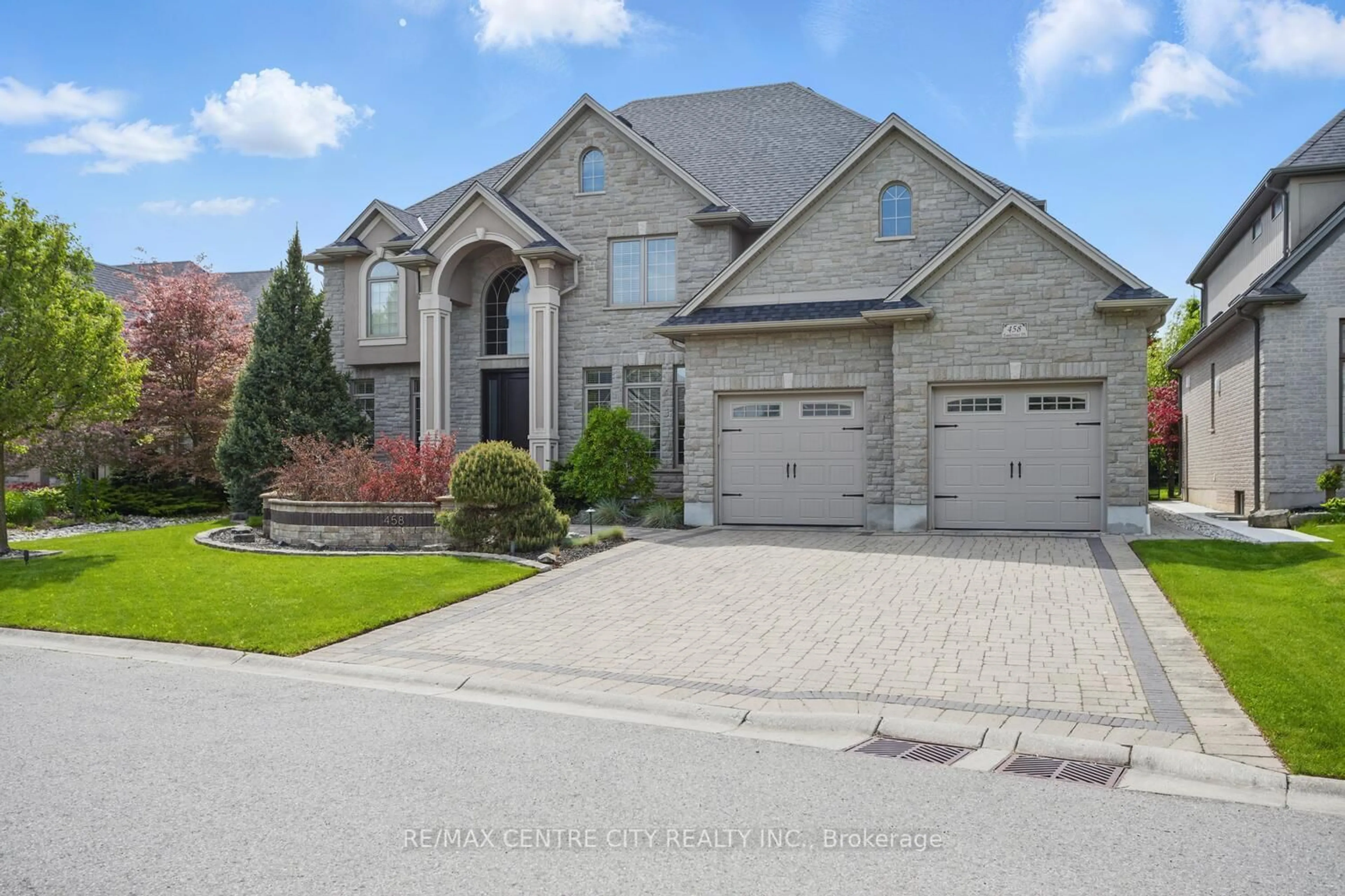 Home with brick exterior material, street for 458 Eagletrace Dr, London North Ontario N6G 0E7