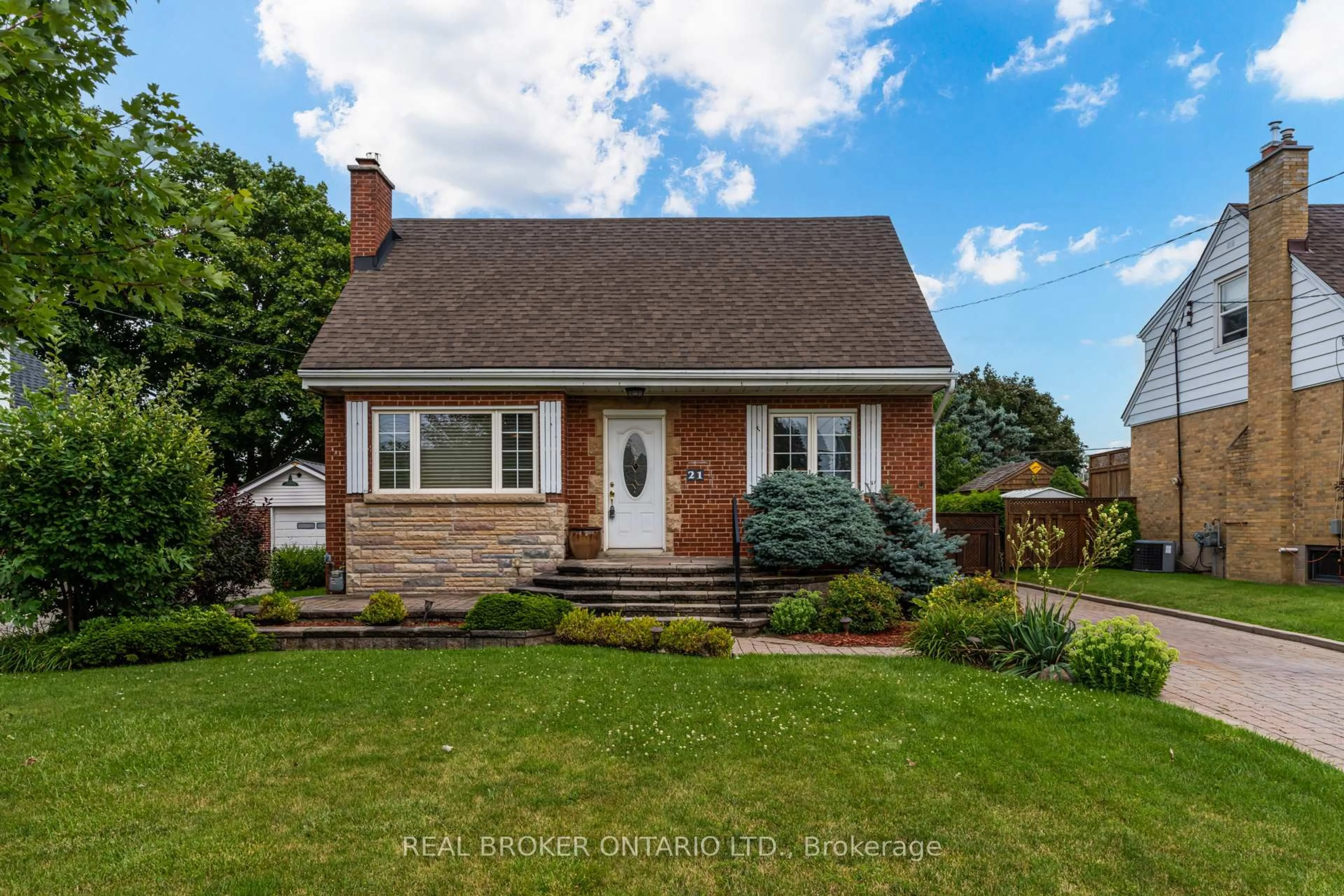 Home with brick exterior material, street for 21 Gailmont Dr, Hamilton Ontario L8K 4B2