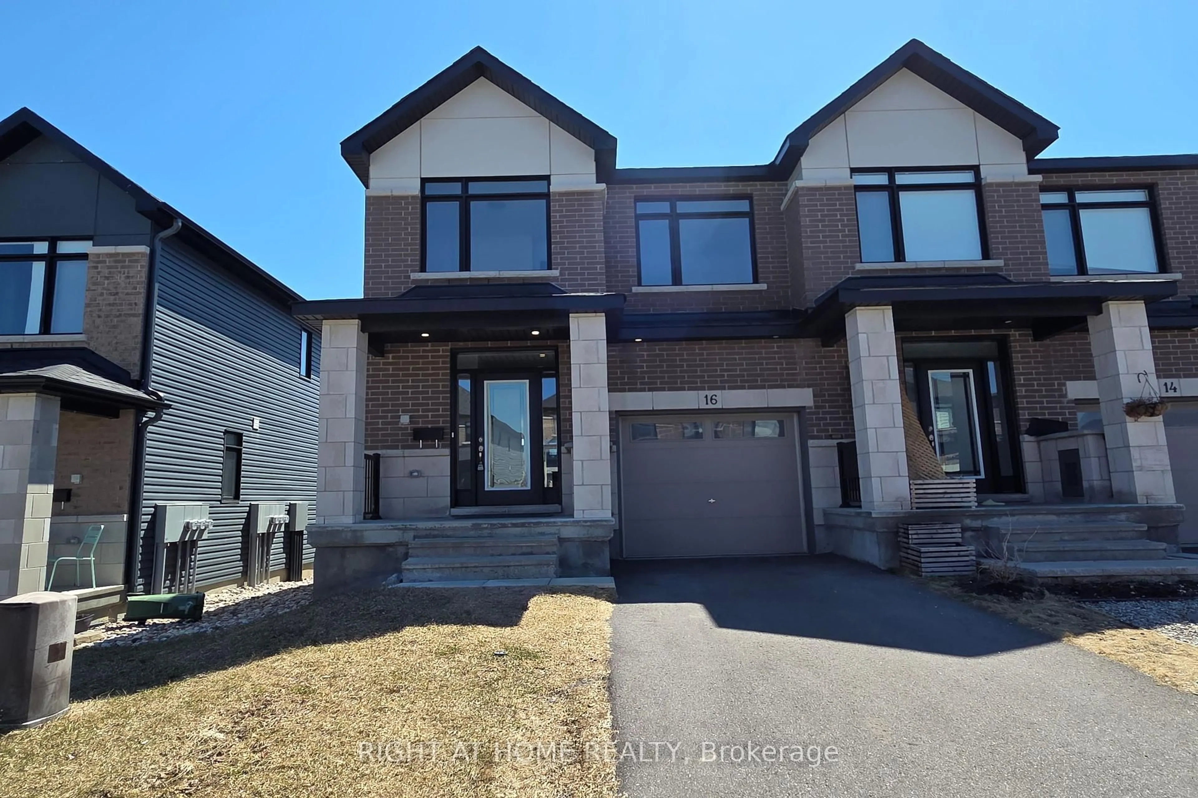 Home with brick exterior material, street for 16 Nettle Cres, Ottawa Ontario K1T 0W8