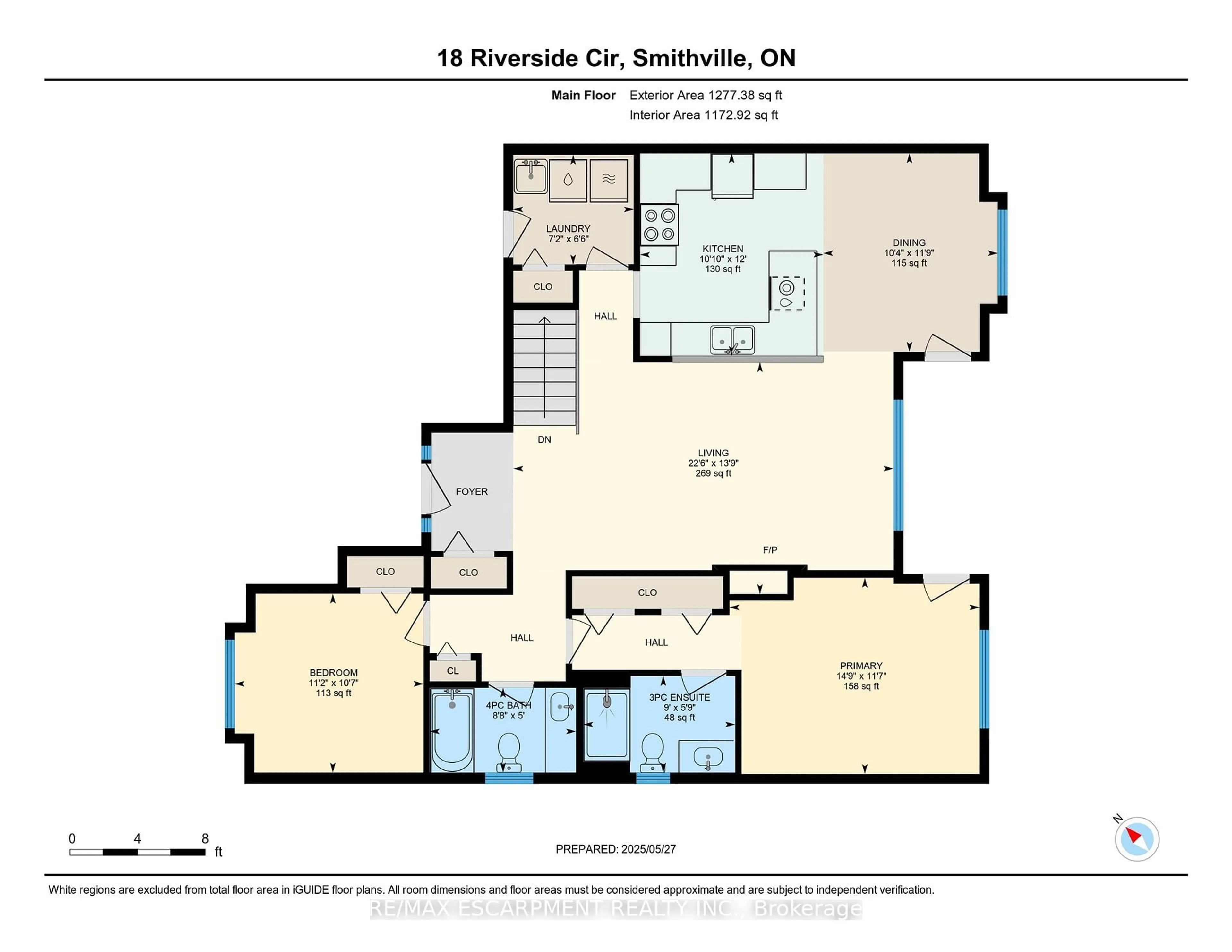 Floor plan for 18 Riverside Circ, West Lincoln Ontario L0R 2A0