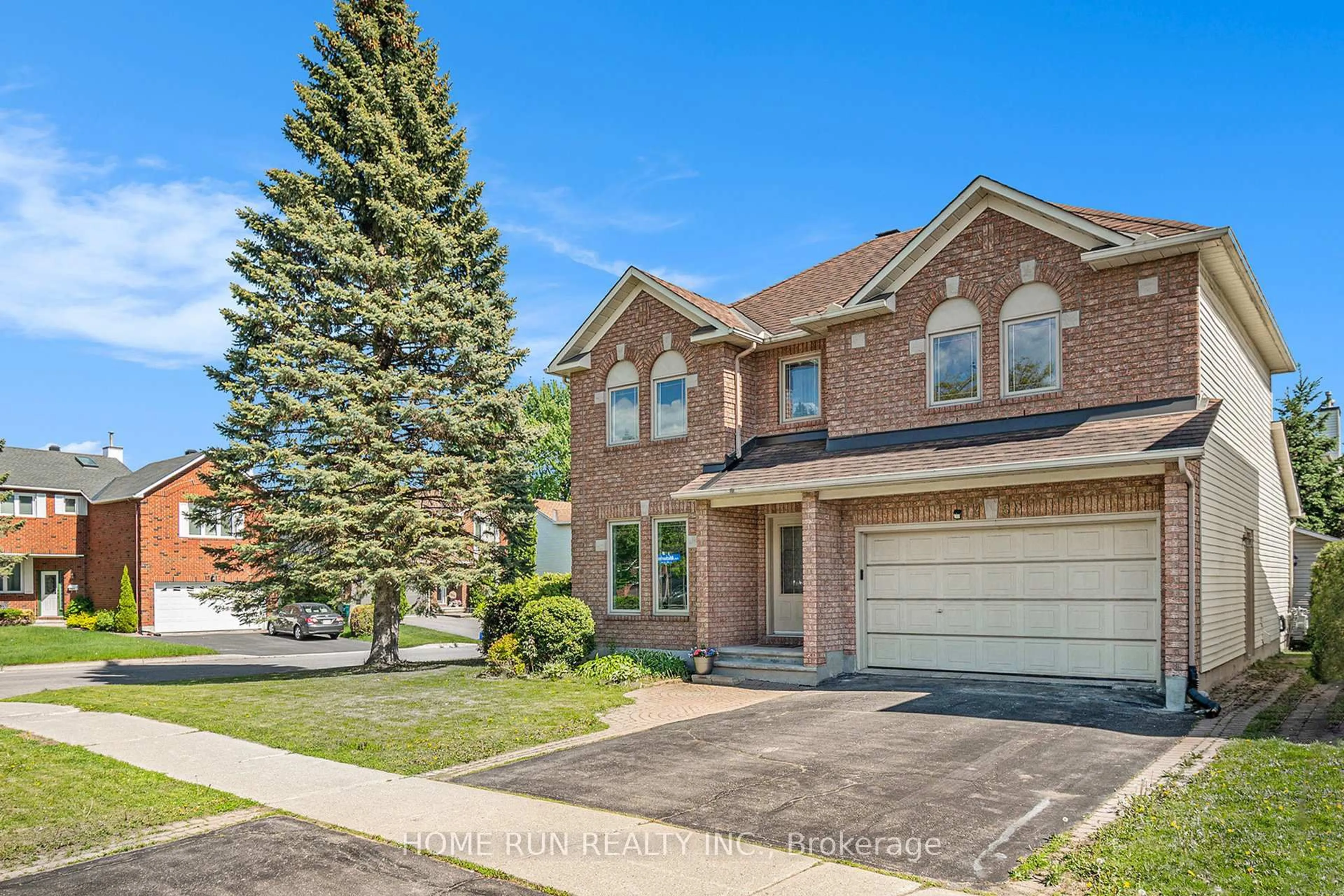 Home with brick exterior material, street for 1452 LEBLANC Dr, Ottawa Ontario K1C 3W6
