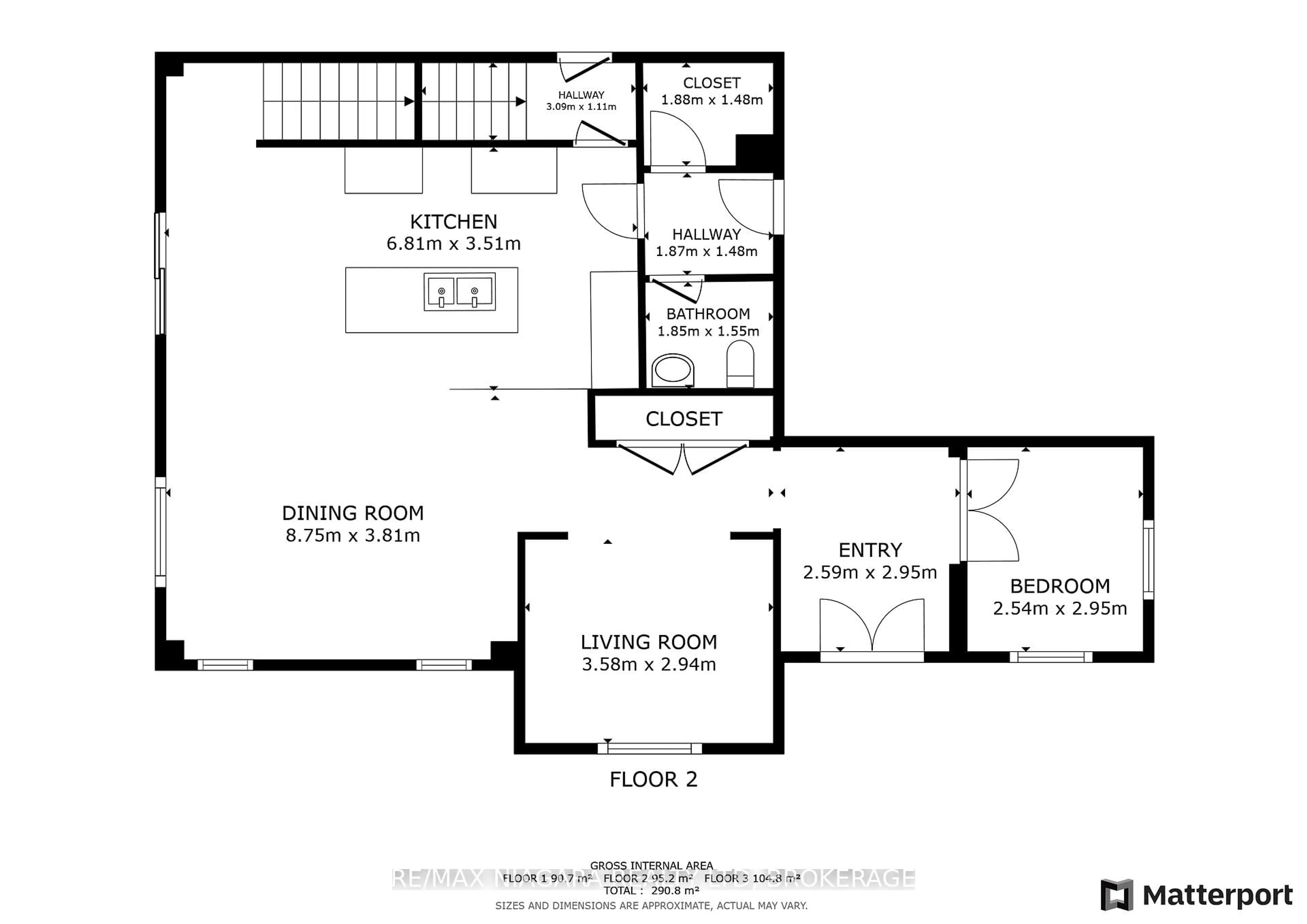Floor plan for 154 Hillcrest Rd, Port Colborne Ontario L3K 6E4