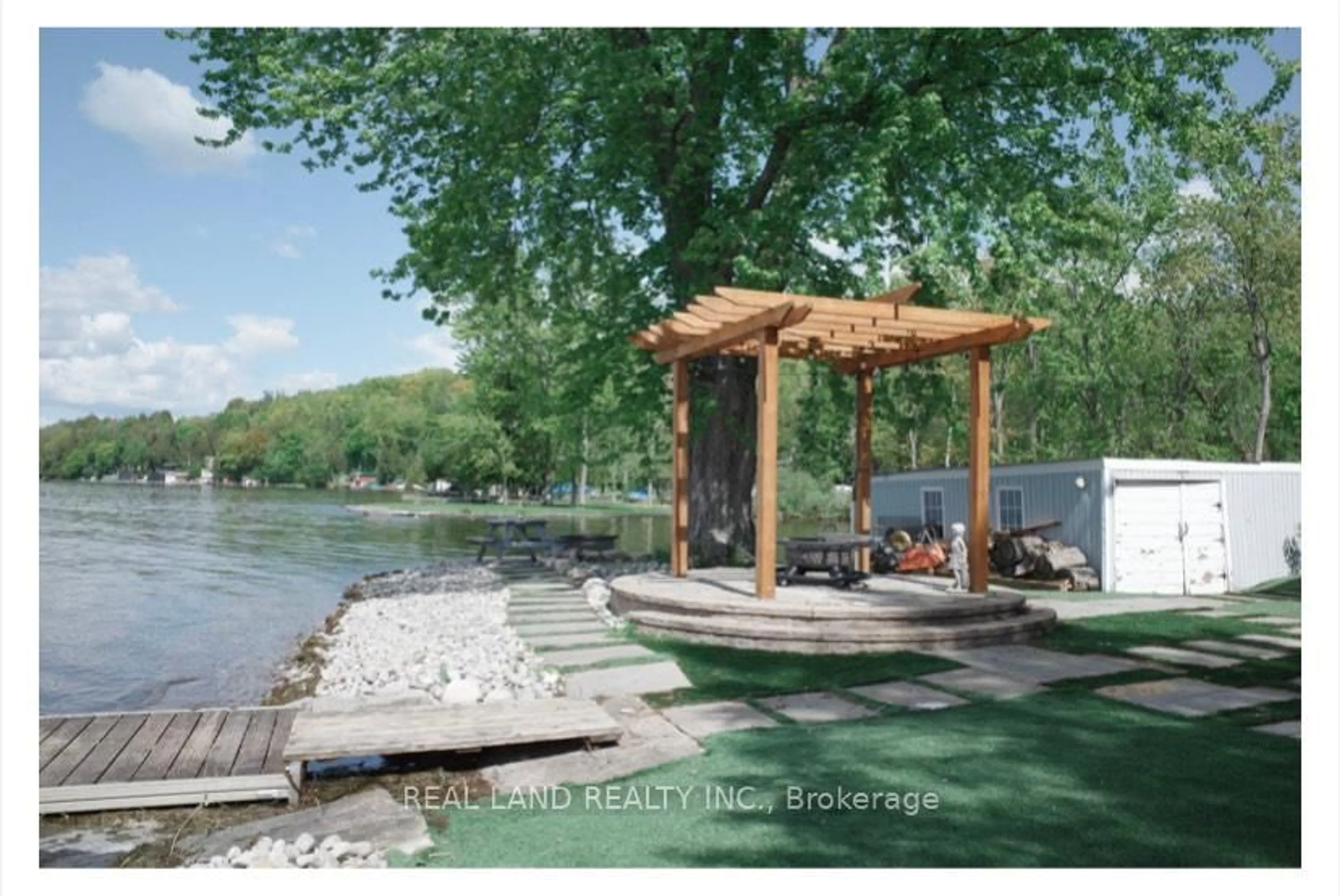 Patio, water/lake/river/ocean view for 84 Parker Dr, Roseneath, Alnwick/Haldimand Ontario K0K 2X0