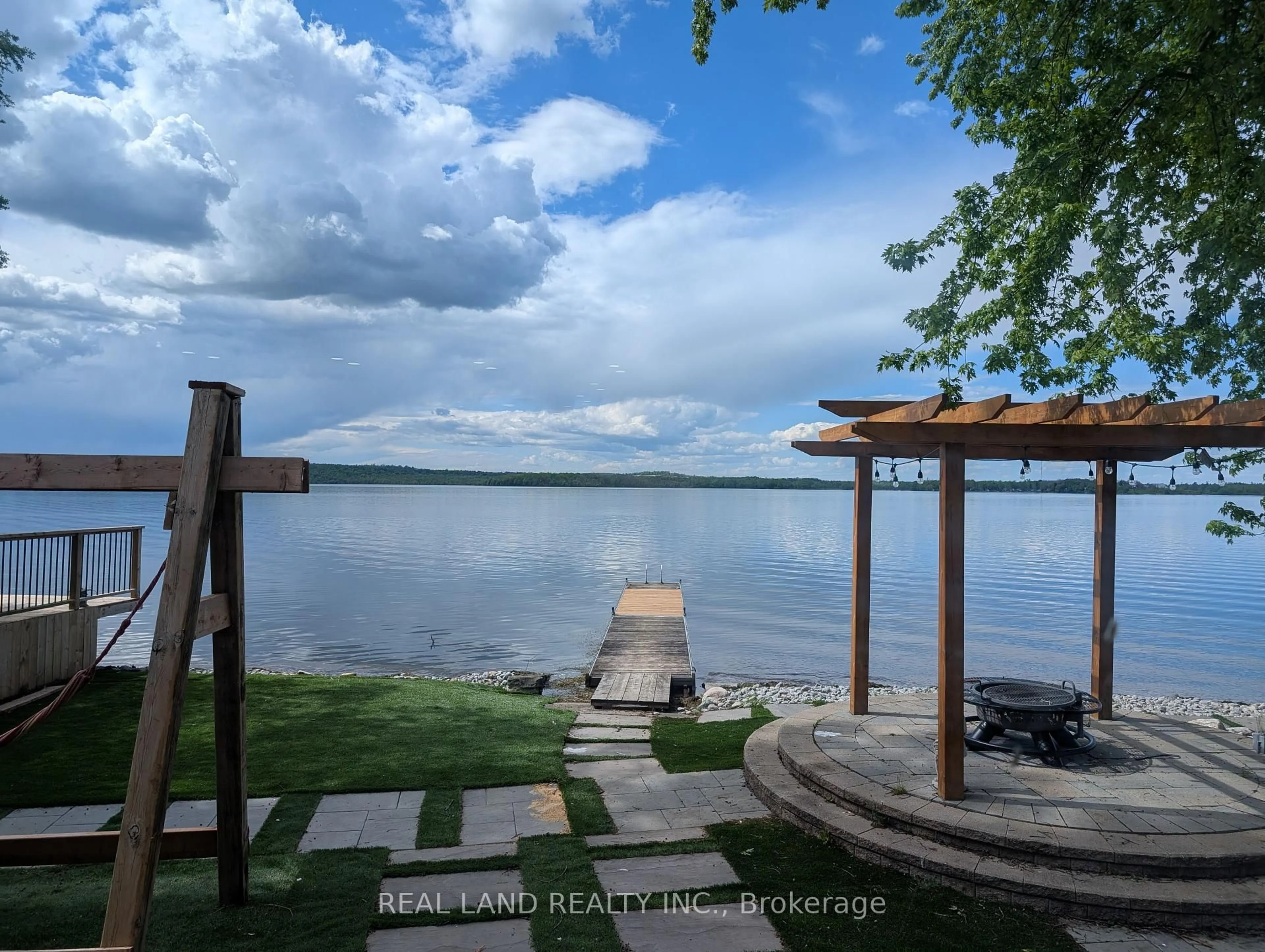Patio, water/lake/river/ocean view for 84 Parker Dr, Roseneath, Alnwick/Haldimand Ontario K0K 2X0