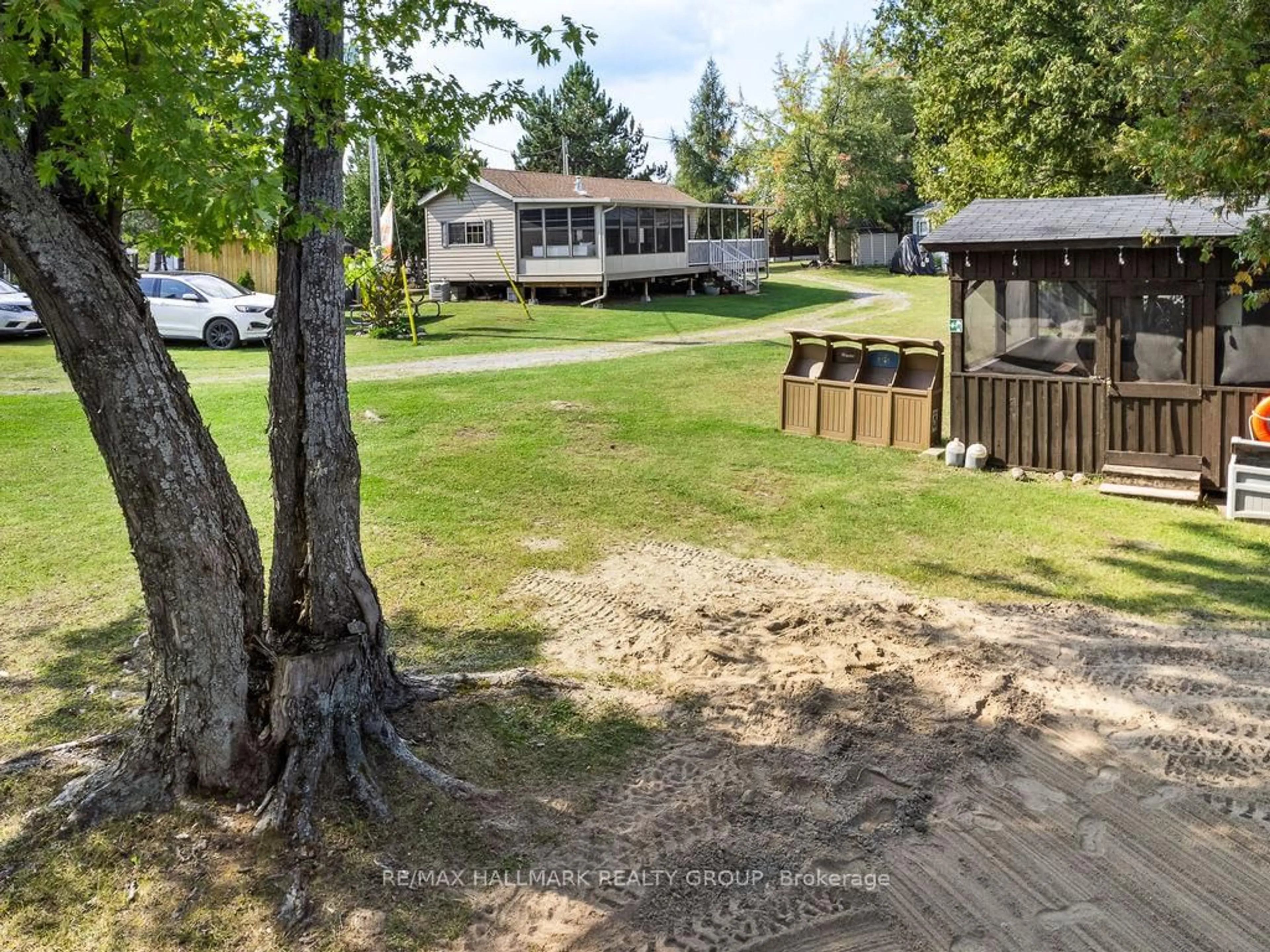 A pic from outside/outdoor area/front of a property/back of a property/a pic from drone, forest/trees view for 276 White Cedars Rd, Eganville Ontario K0J 1T0