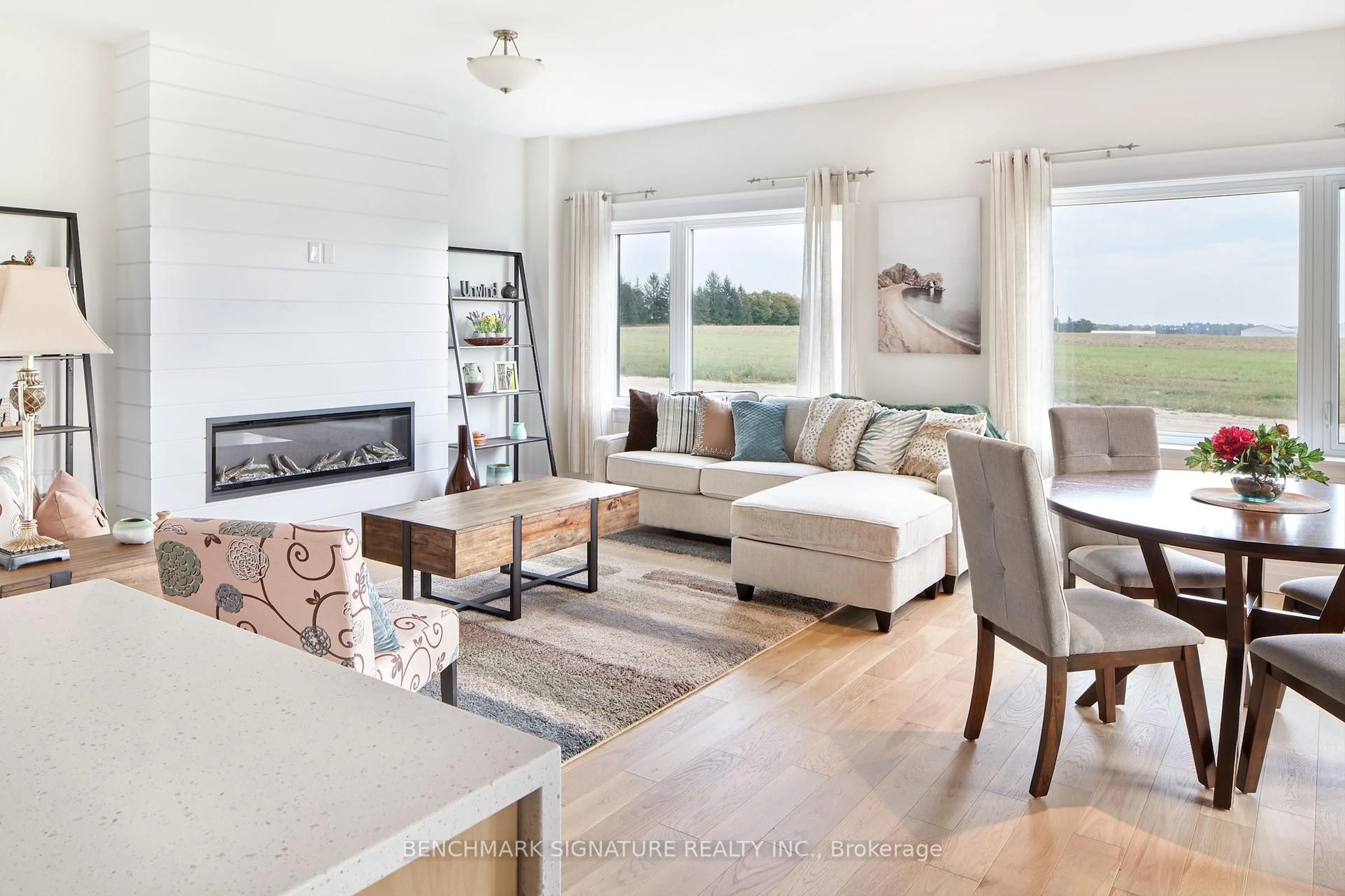 Living room with furniture, wood/laminate floor for Lot 23 Totten St, Zorra Ontario N0J 1J0