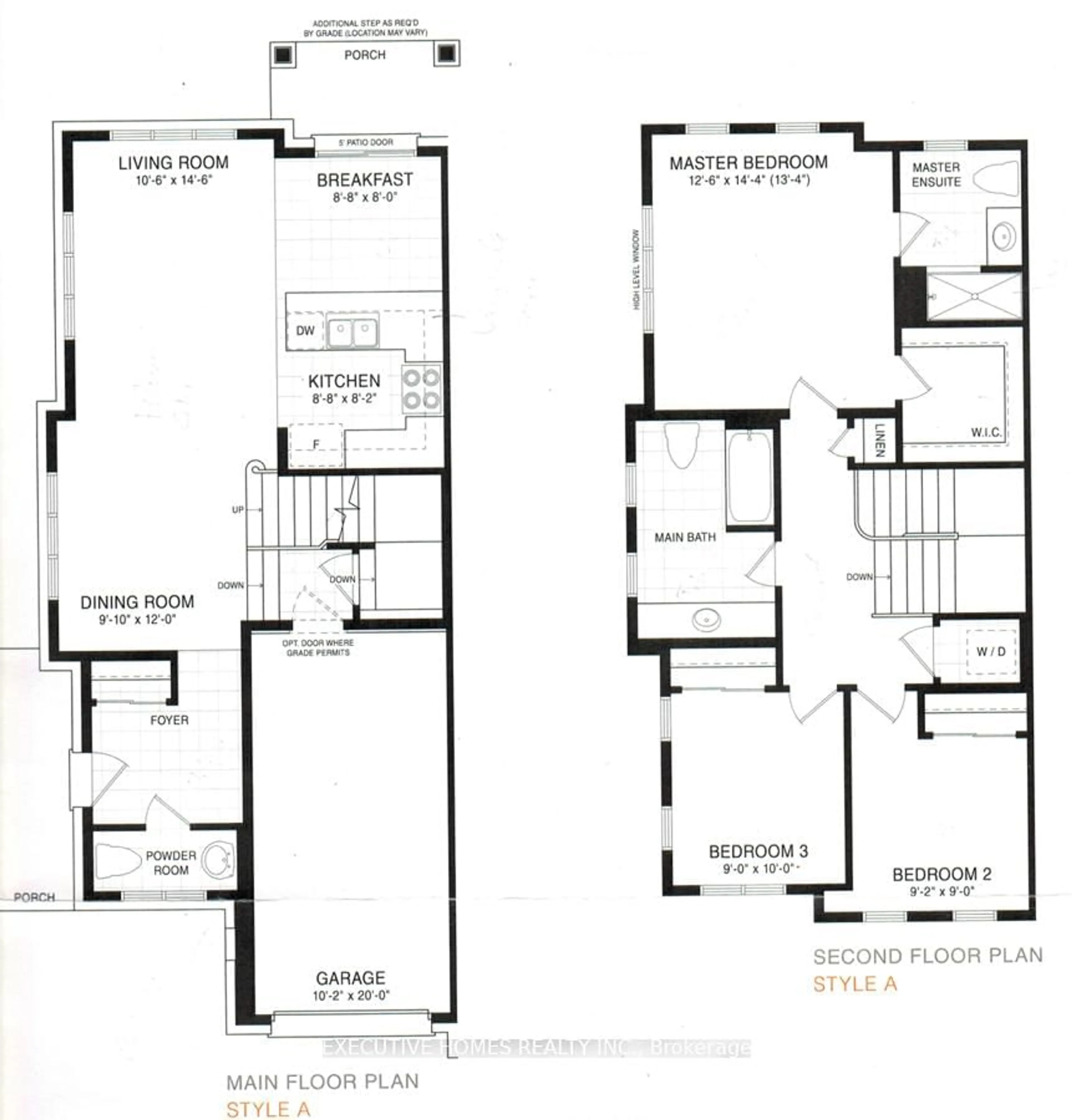Floor plan for 8273 Tulip Tree Dr #8, Niagara Falls Ontario L2H 3S8