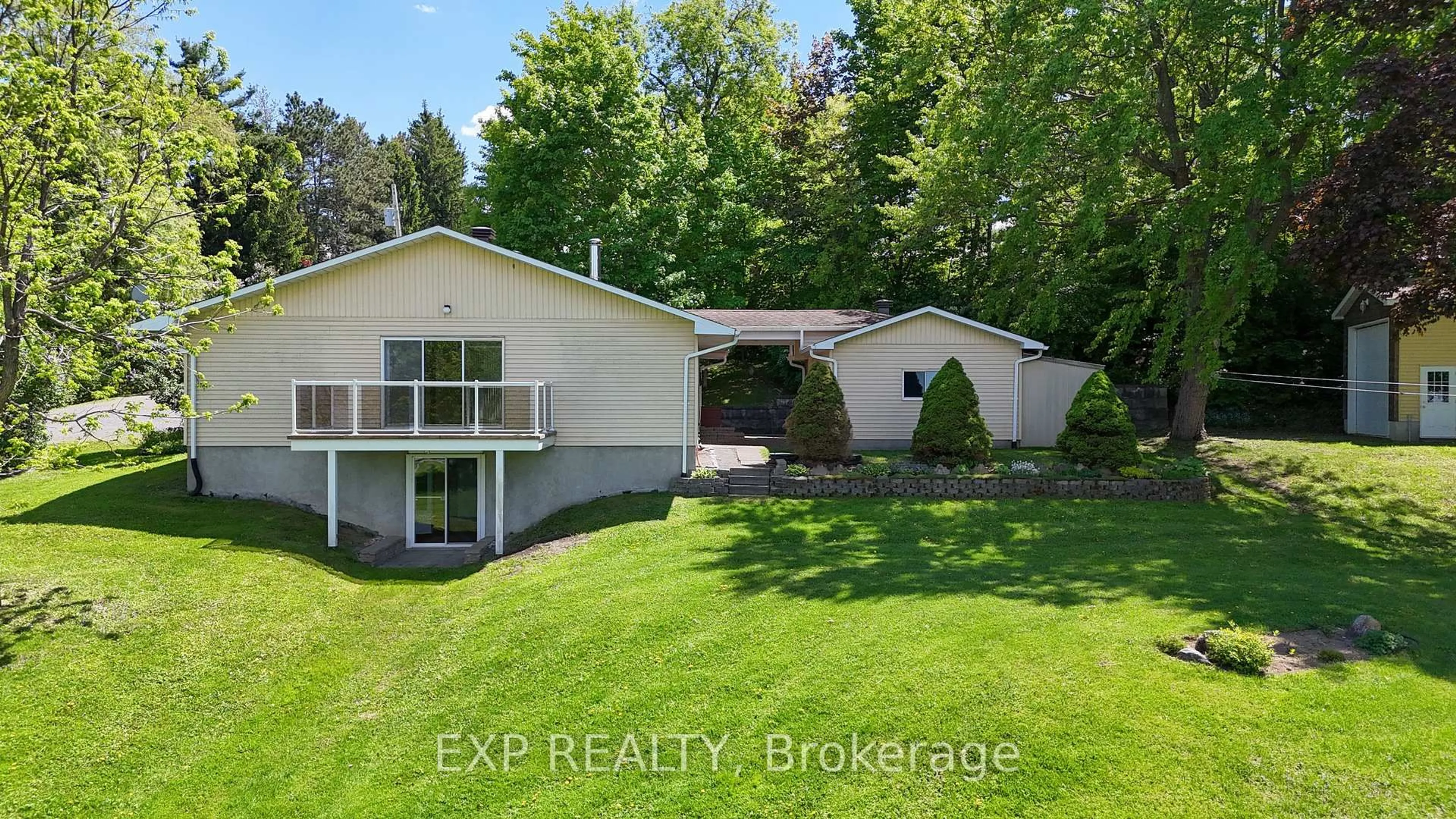 A pic from outside/outdoor area/front of a property/back of a property/a pic from drone, water/lake/river/ocean view for 2577 Regional 174 Rd, Ottawa Ontario K4C 1E5