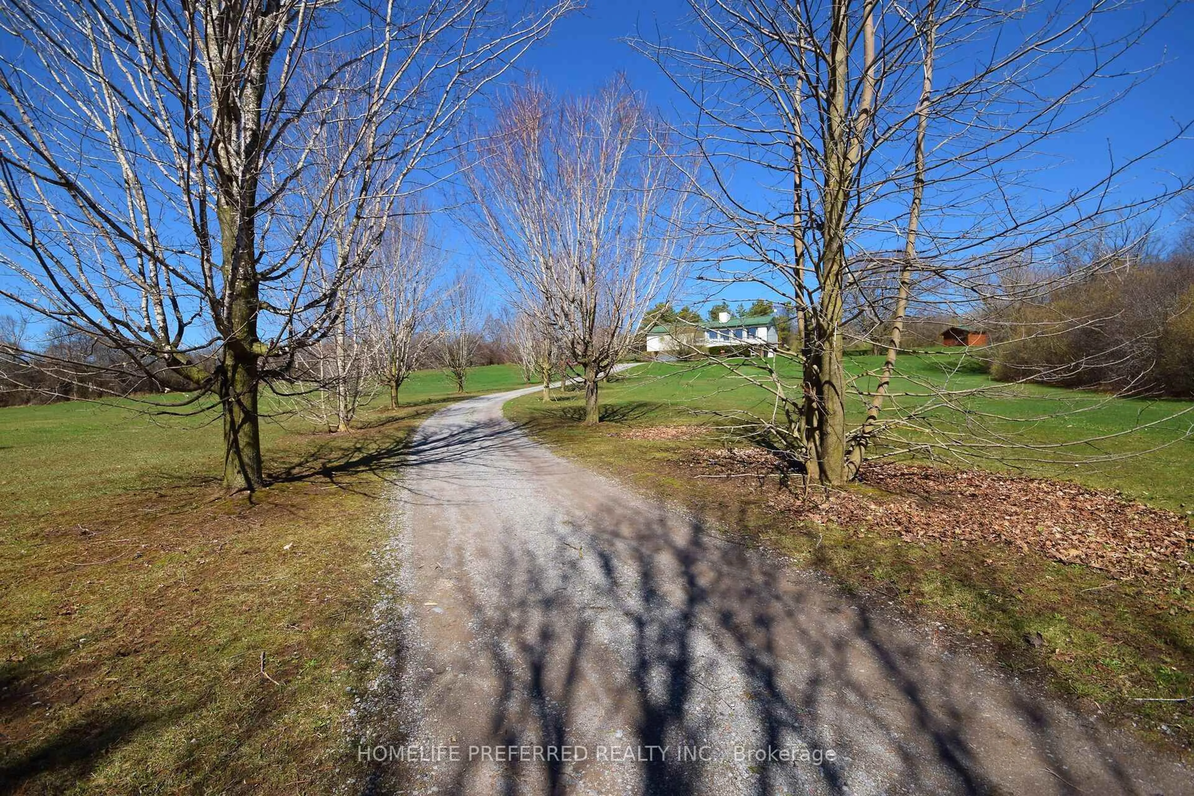 A pic from outside/outdoor area/front of a property/back of a property/a pic from drone, forest/trees view for 1640 County 21 Rd, Cavan Monaghan Ontario L0A 1G0