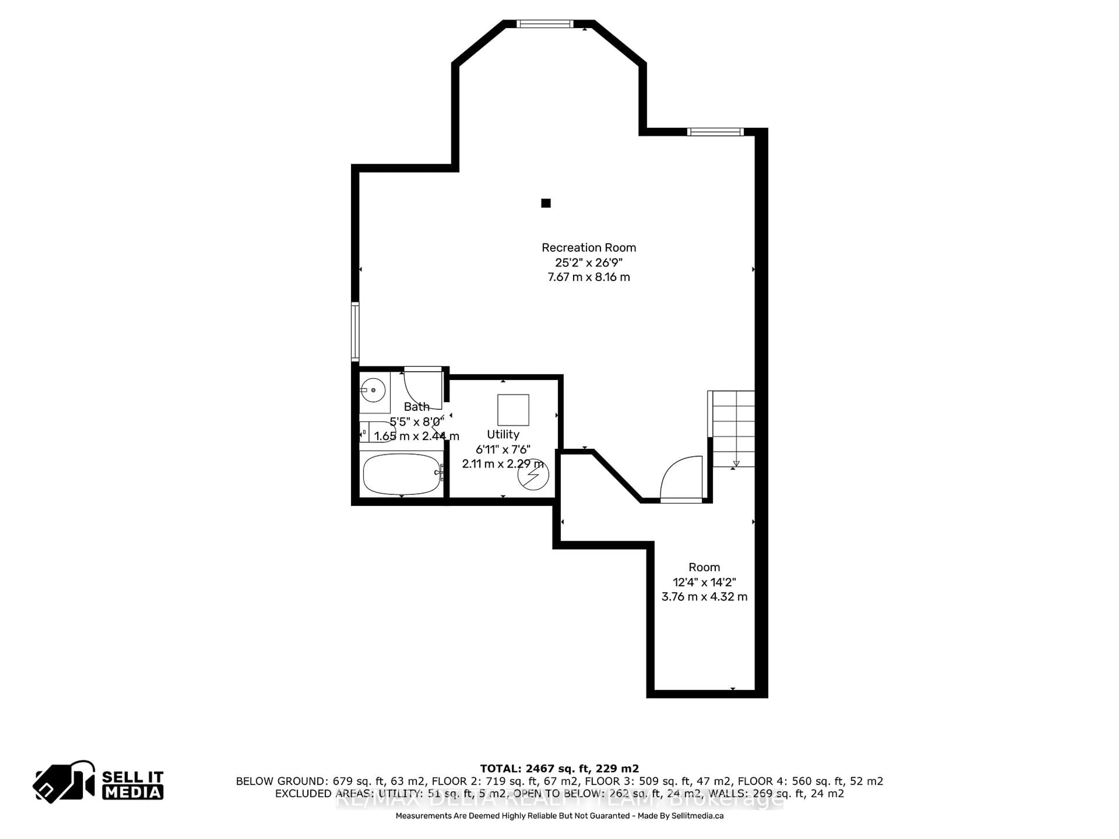 Floor plan for 1387 Norview Cres, Orleans Ontario K4A 1Y3