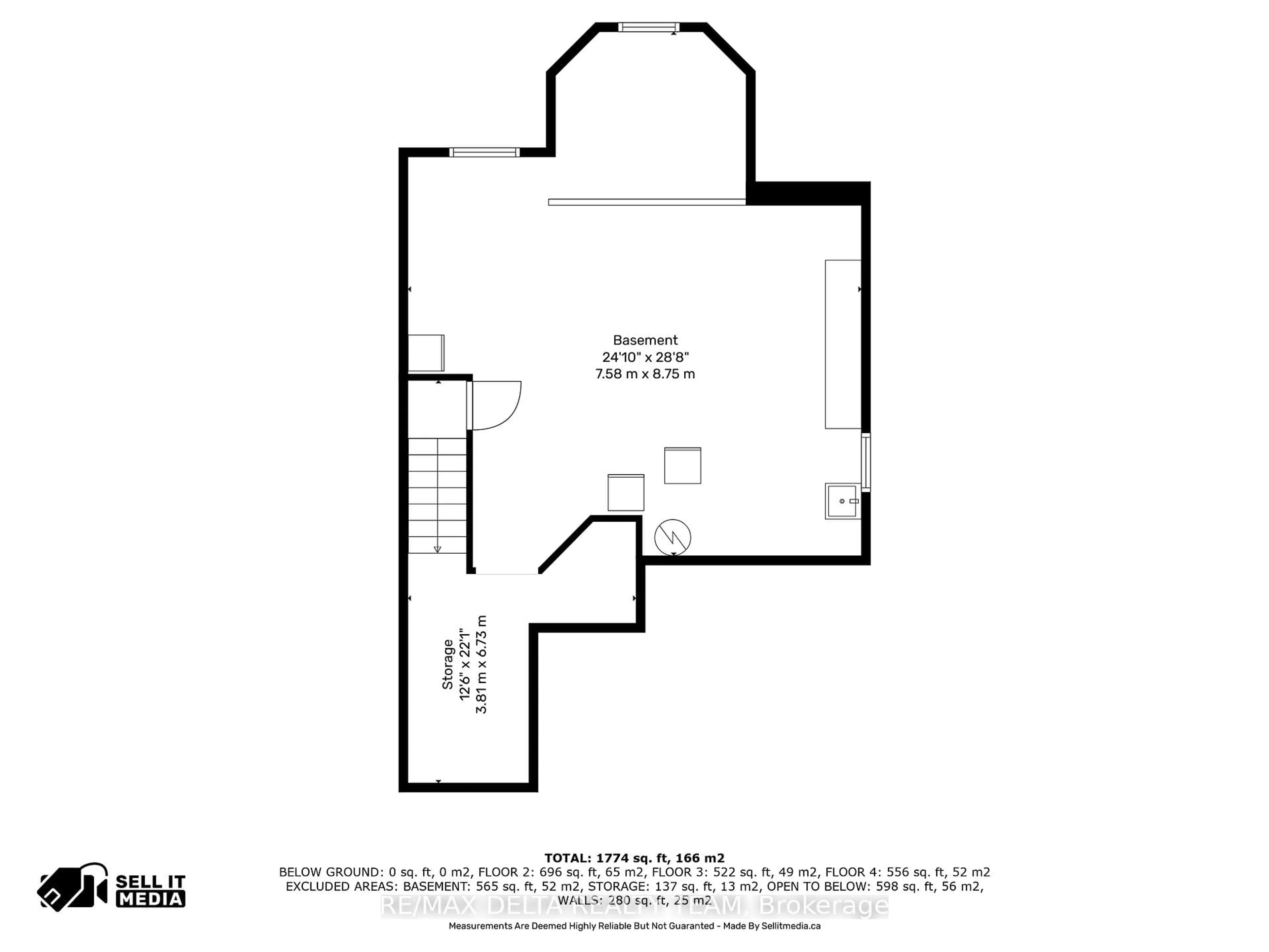Floor plan for 1389 Norview Cres, Ottawa Ontario K4A 1Y4