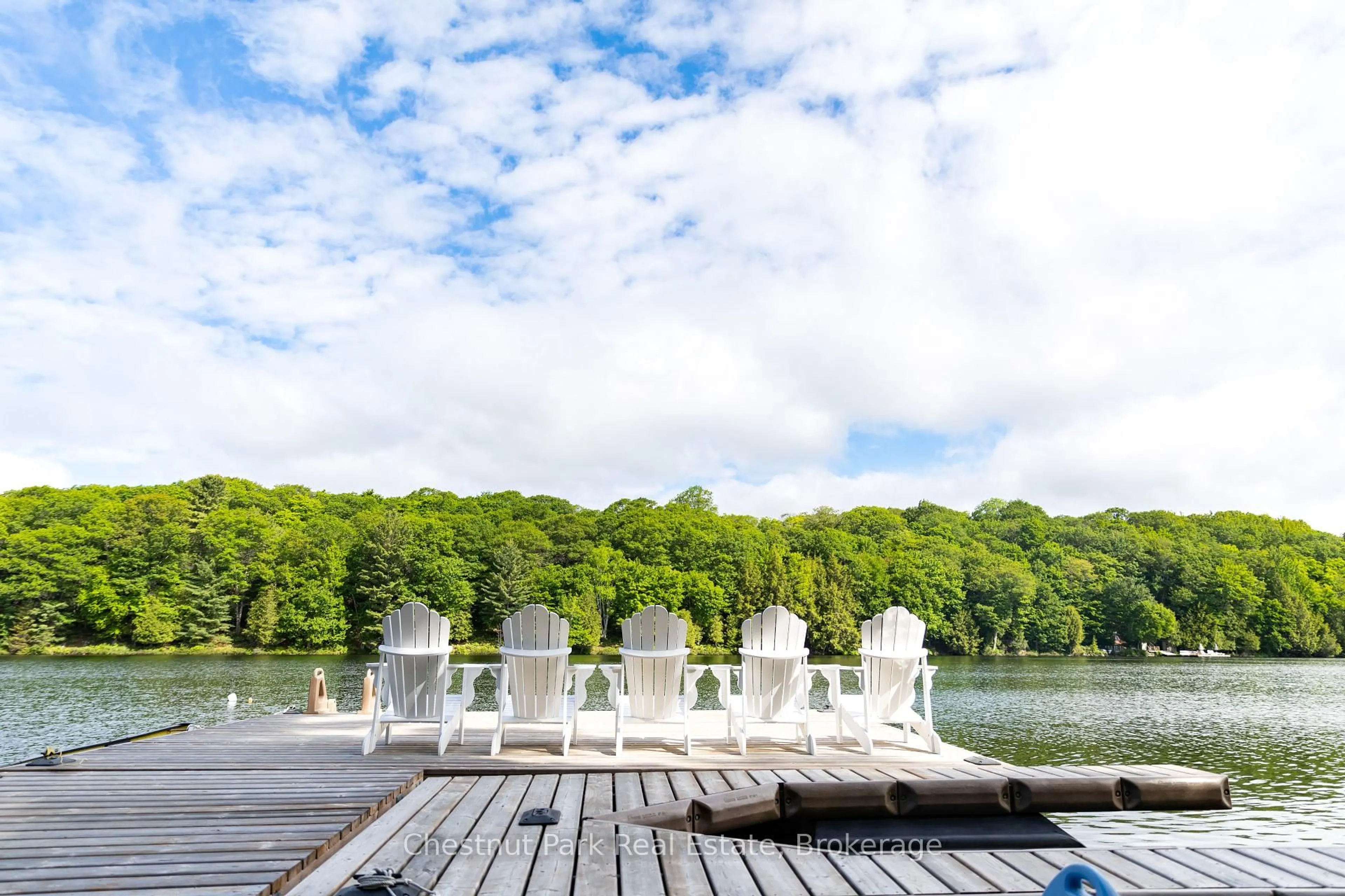 Patio, water/lake/river/ocean view for 1053 Bruce Lake Dr #5, Muskoka Lakes Ontario P0B 1G0