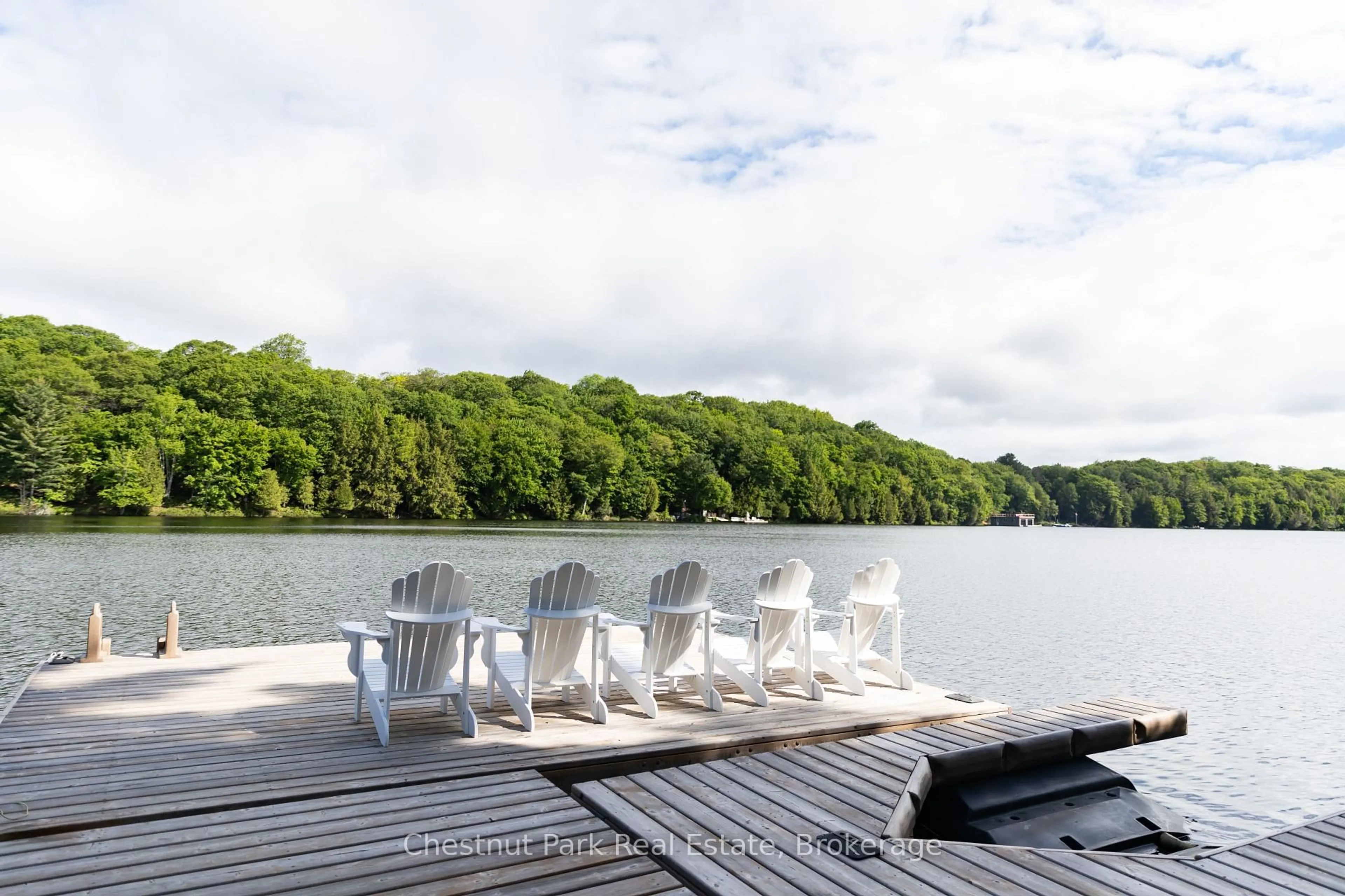 Patio, water/lake/river/ocean view for 1053 Bruce Lake Dr #5, Muskoka Lakes Ontario P0B 1G0
