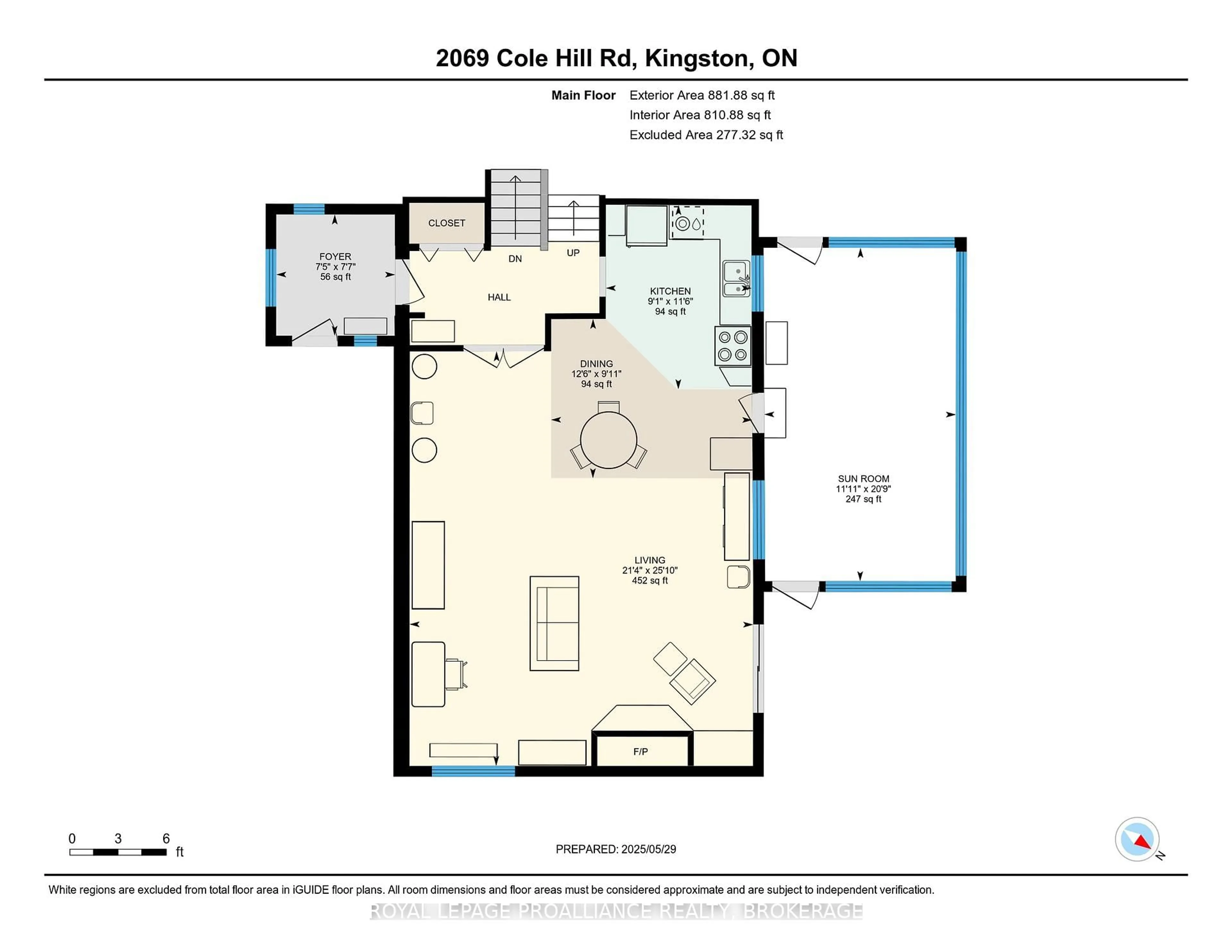 Floor plan for 2069 Cole Hill Rd, Kingston Ontario K0H 1S0