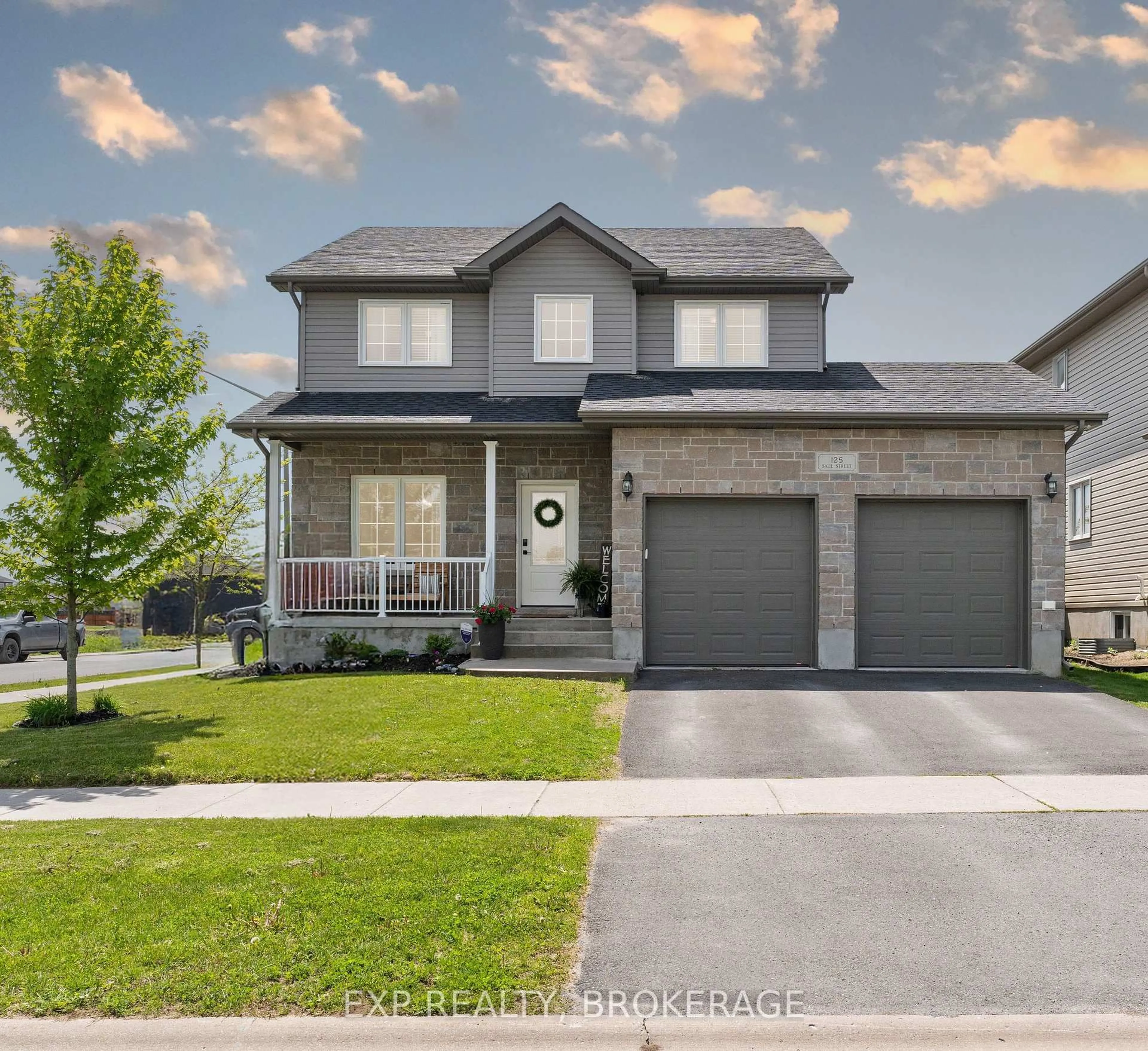 Home with brick exterior material, street for 125 SAUL St, Bissett Creek Ontario K0H 2H0