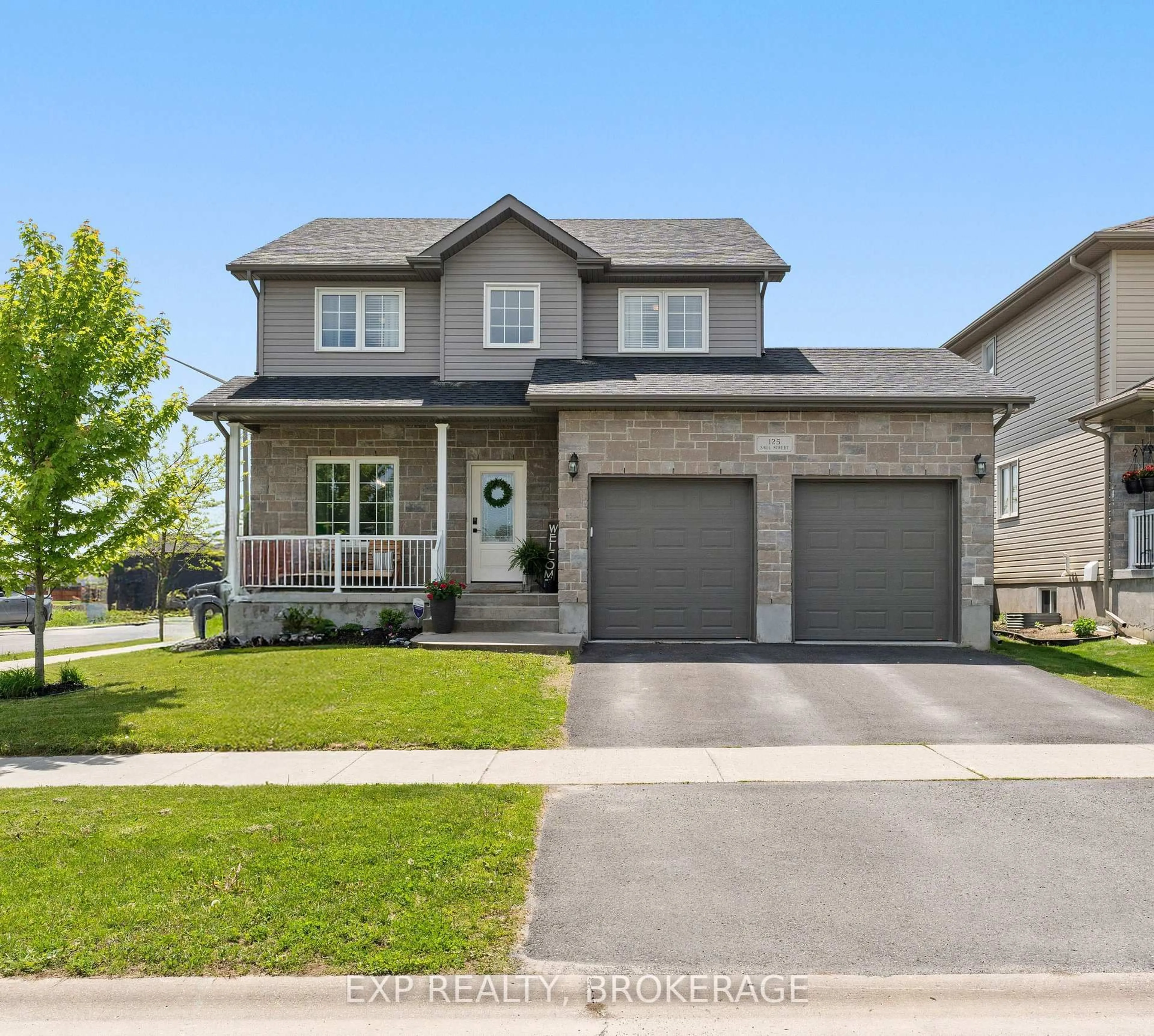 Home with brick exterior material, street for 125 SAUL St, Bissett Creek Ontario K0H 2H0
