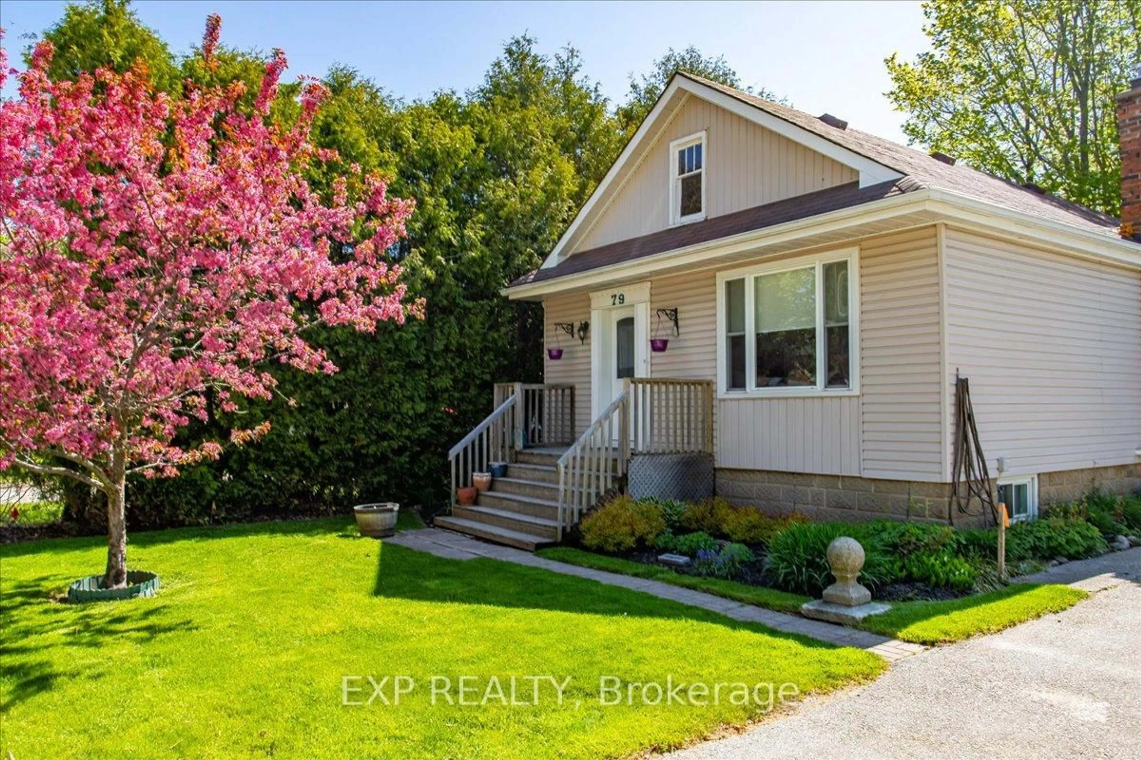 Home with vinyl exterior material, street for 79 Elma St, Blue Mountains Ontario N0H 2P0