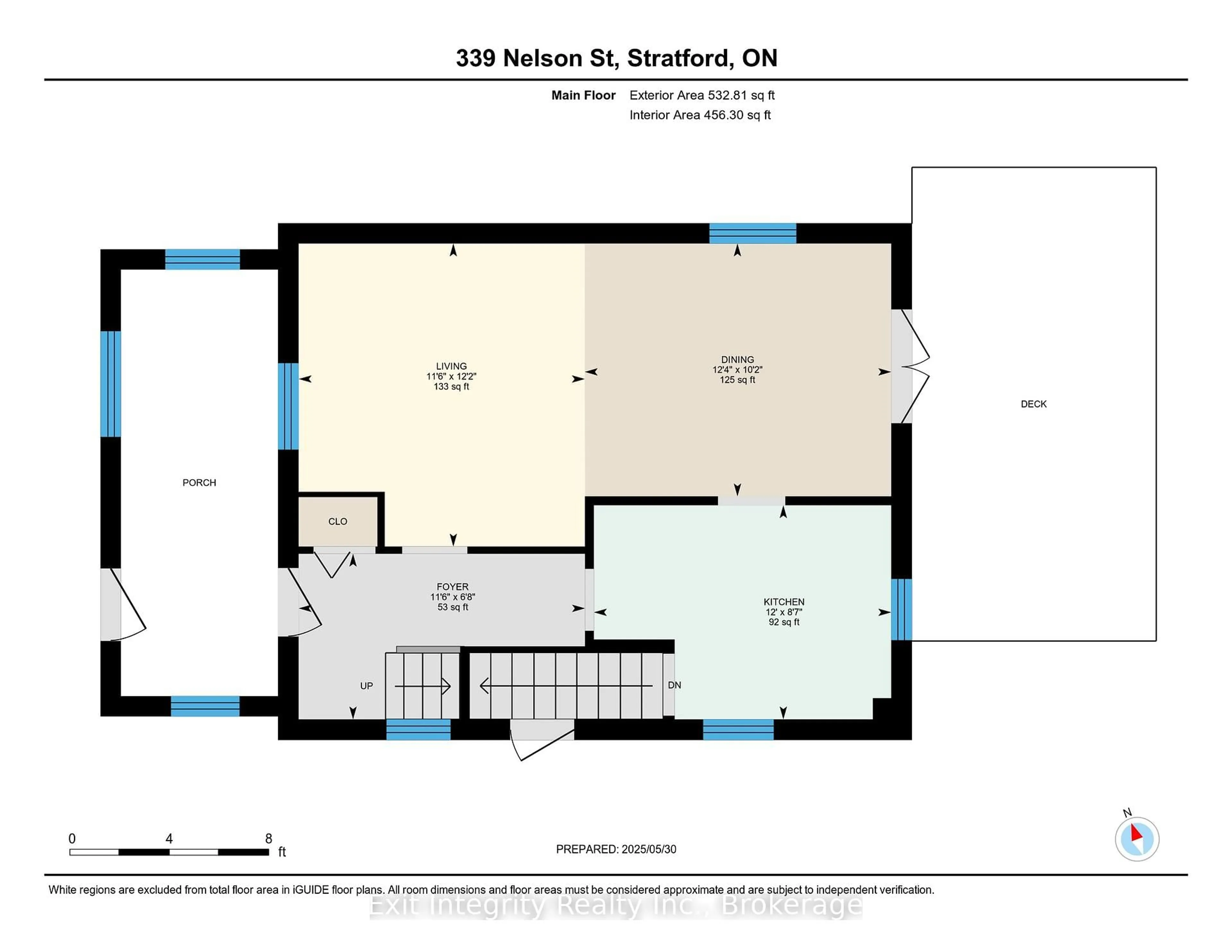 Floor plan for 339 Nelson St, Stratford Ontario N5A 2K7