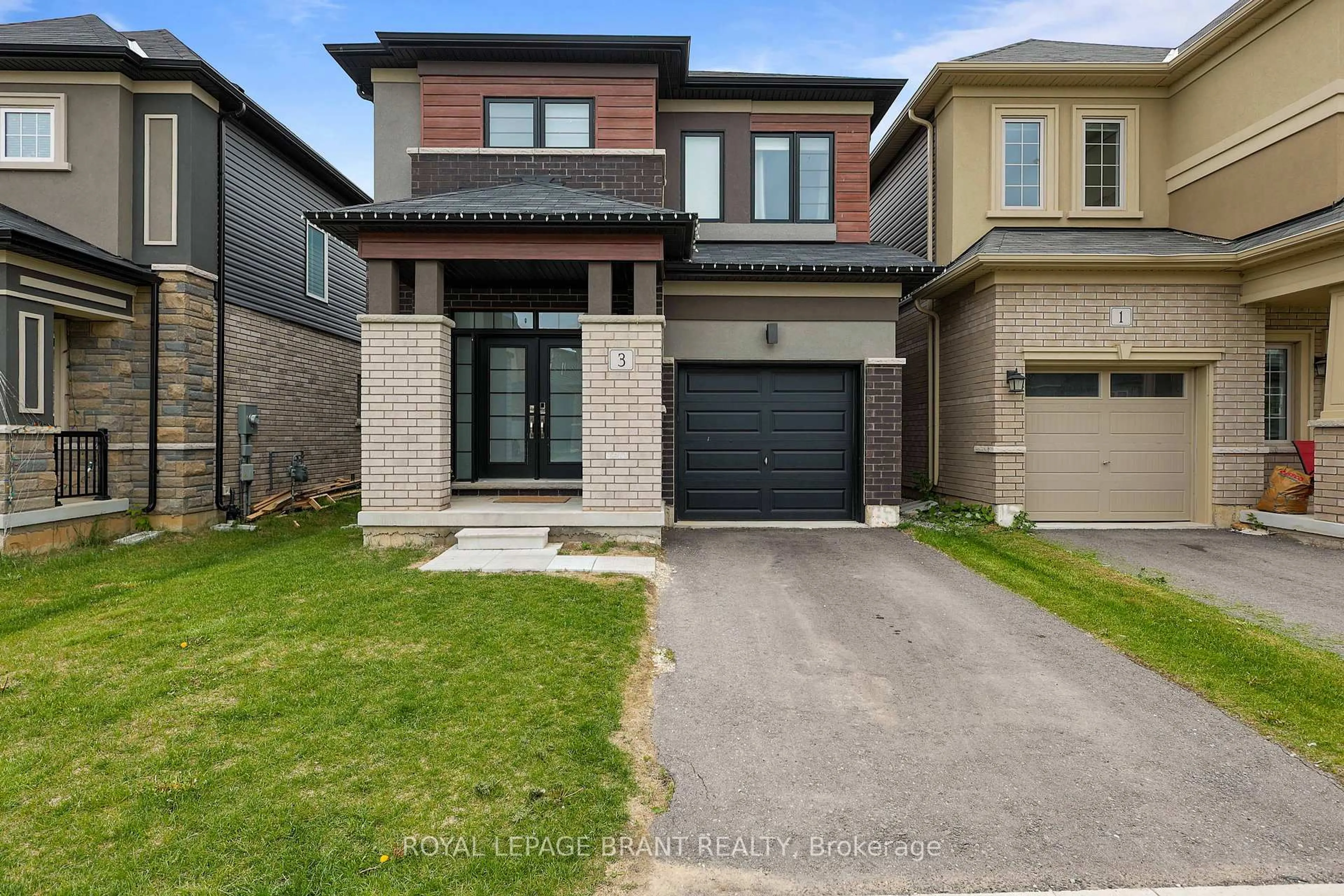 Home with brick exterior material, street for 3 Tarrison St, Brantford Ontario N3V 0B1