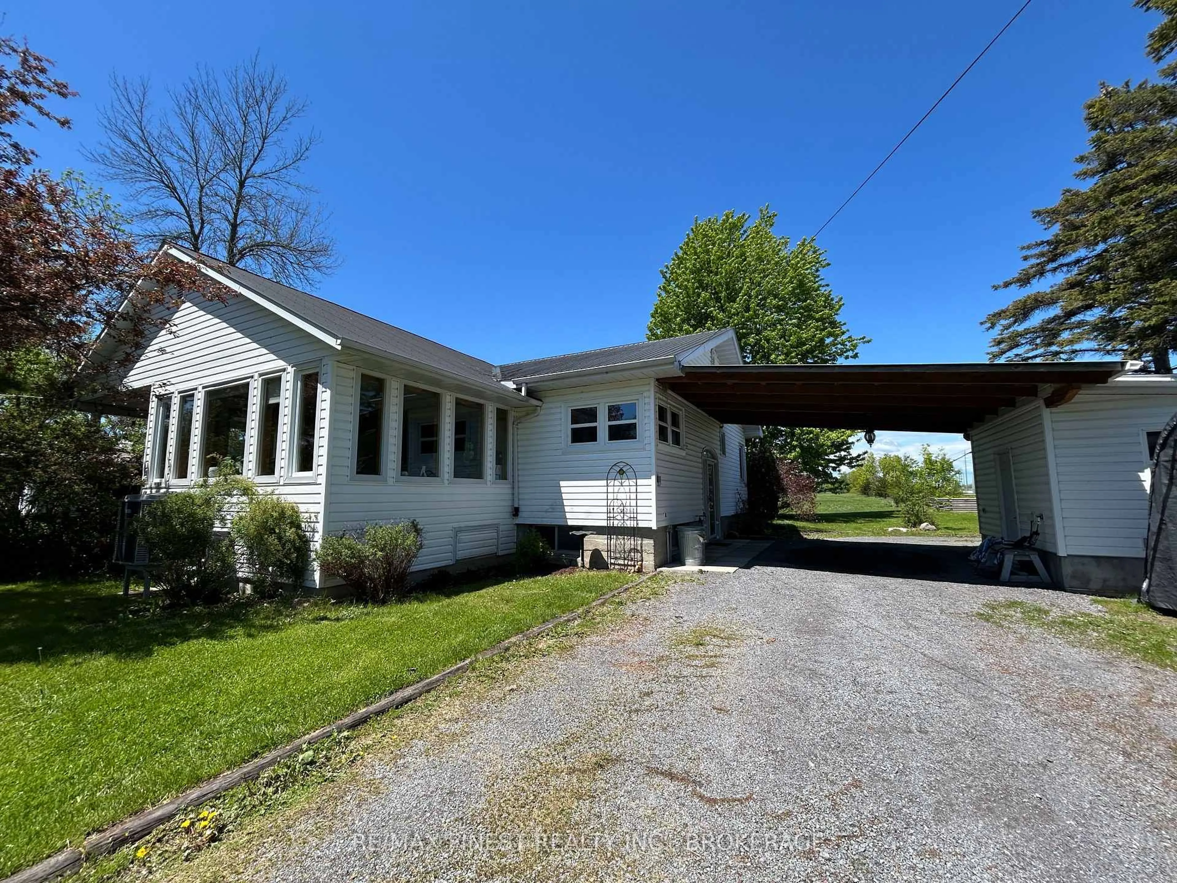 A pic from outside/outdoor area/front of a property/back of a property/a pic from drone, street for 174 County Road 4 N/A, Bath Ontario K0H 1G0