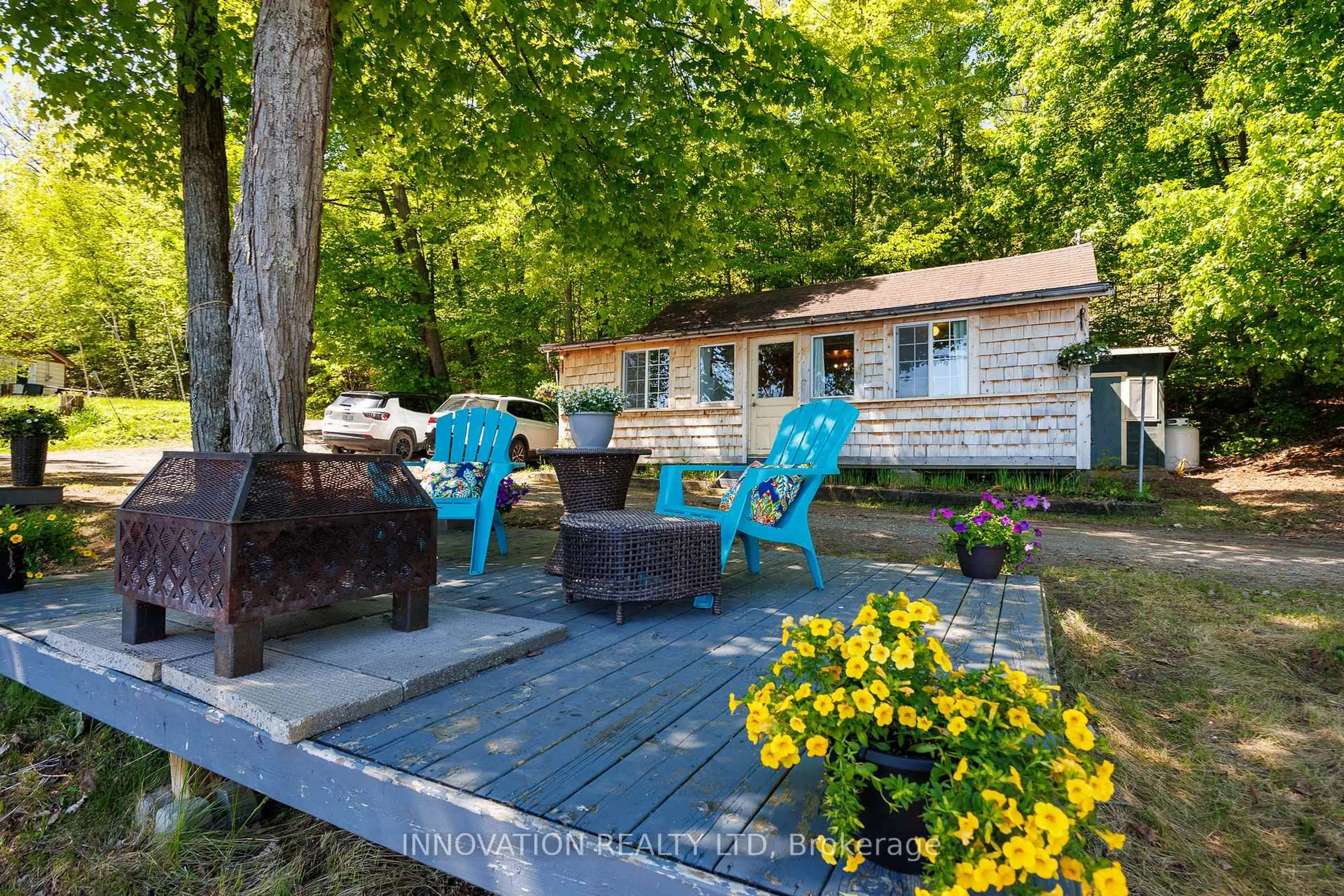 Patio, water/lake/river/ocean view for 56 Stubinskis Lane, Calabogie Ontario K0J 1H0