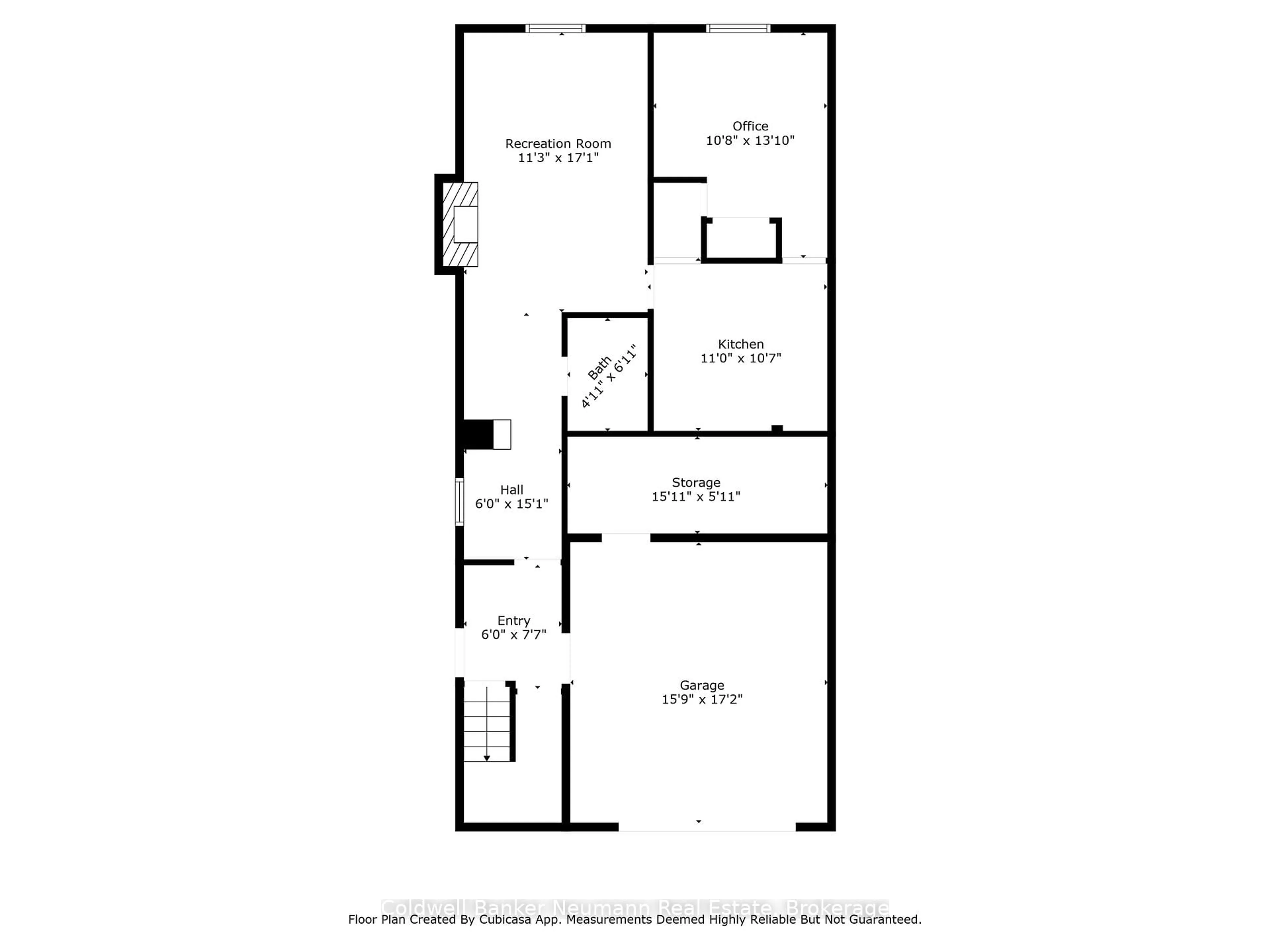 Floor plan for 52 Burke St, Haldimand Ontario N3W 1C4