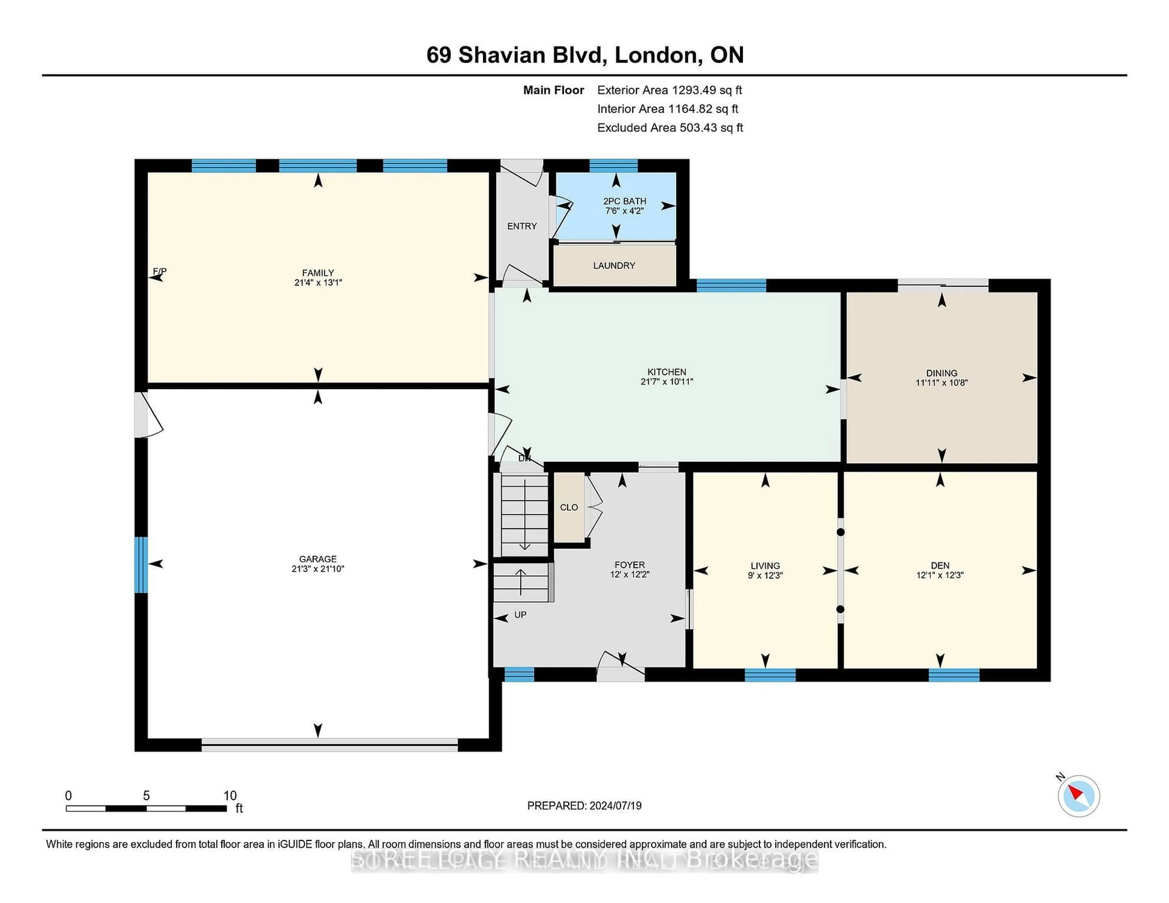 Floor plan for 69 Shavian Blvd, London North Ontario N6G 2P4