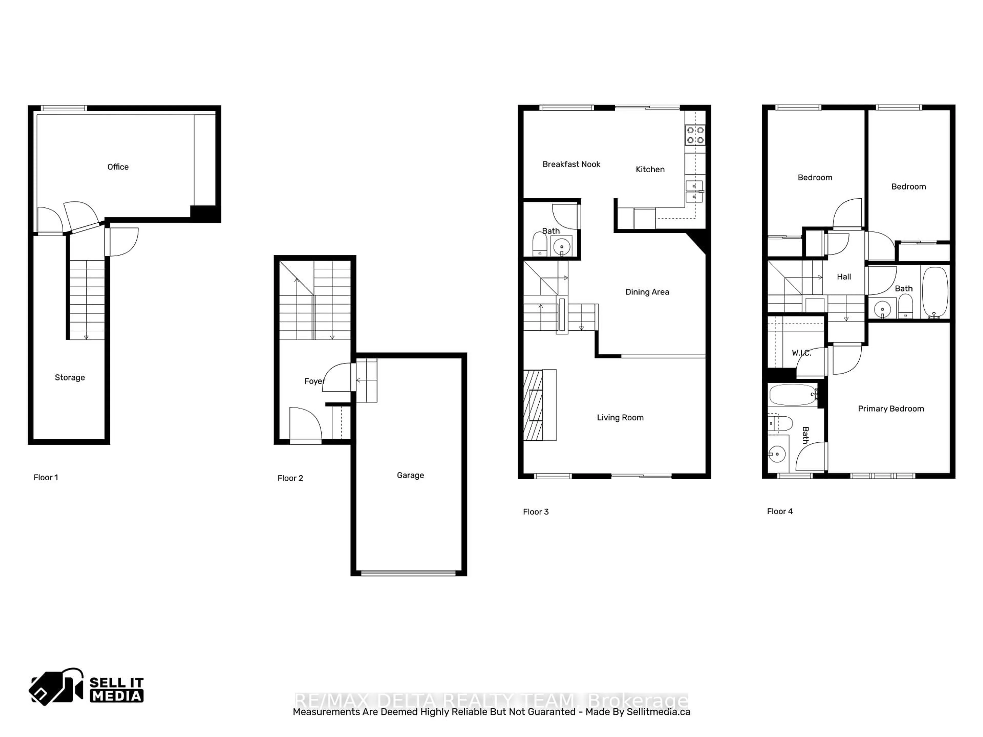 Floor plan for 1387 Beaucourt Pl, Ottawa Ontario K4A 1W3