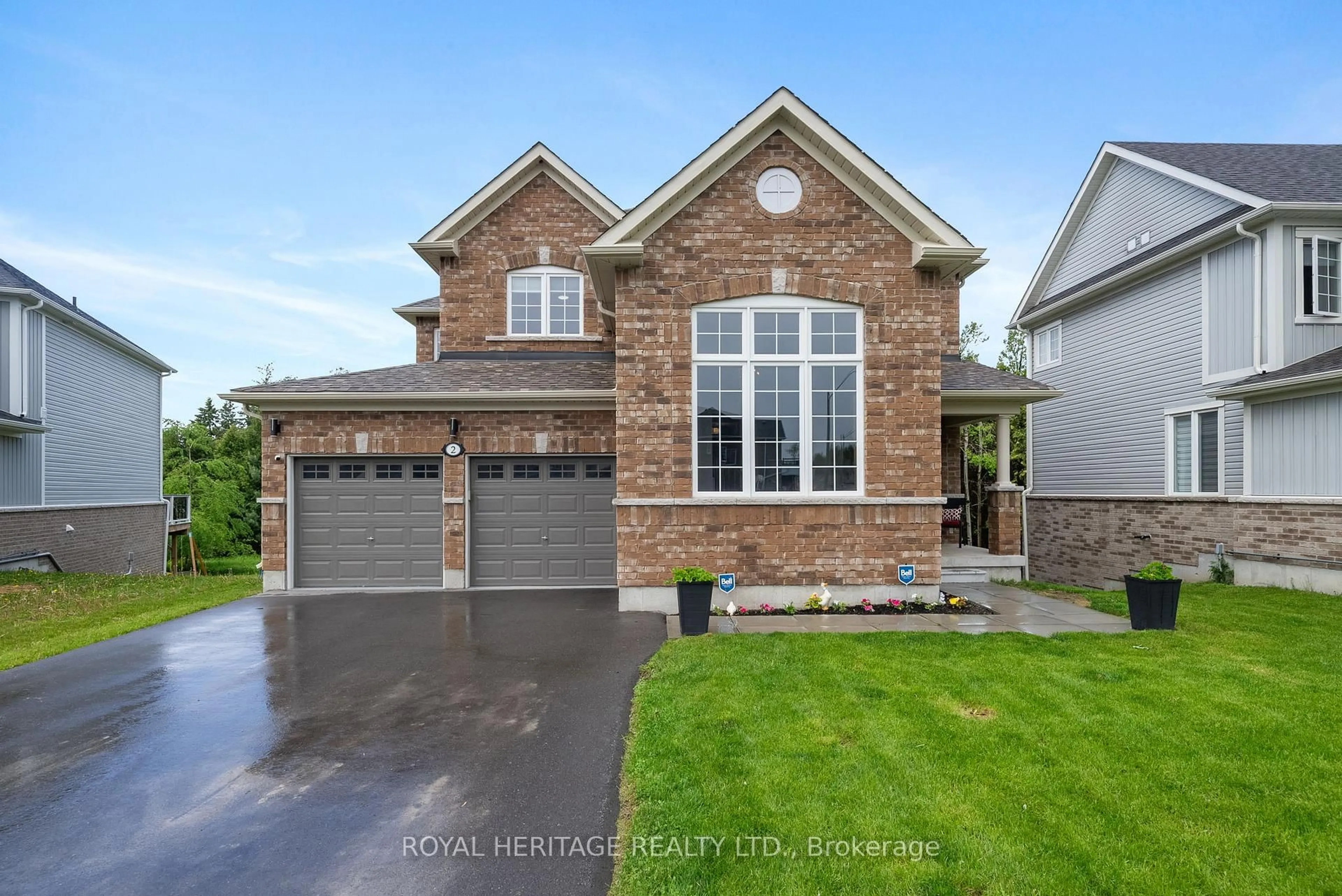 Home with brick exterior material, street for 2 William Campbell Rd, Otonabee-South Monaghan Ontario K9J 0K2