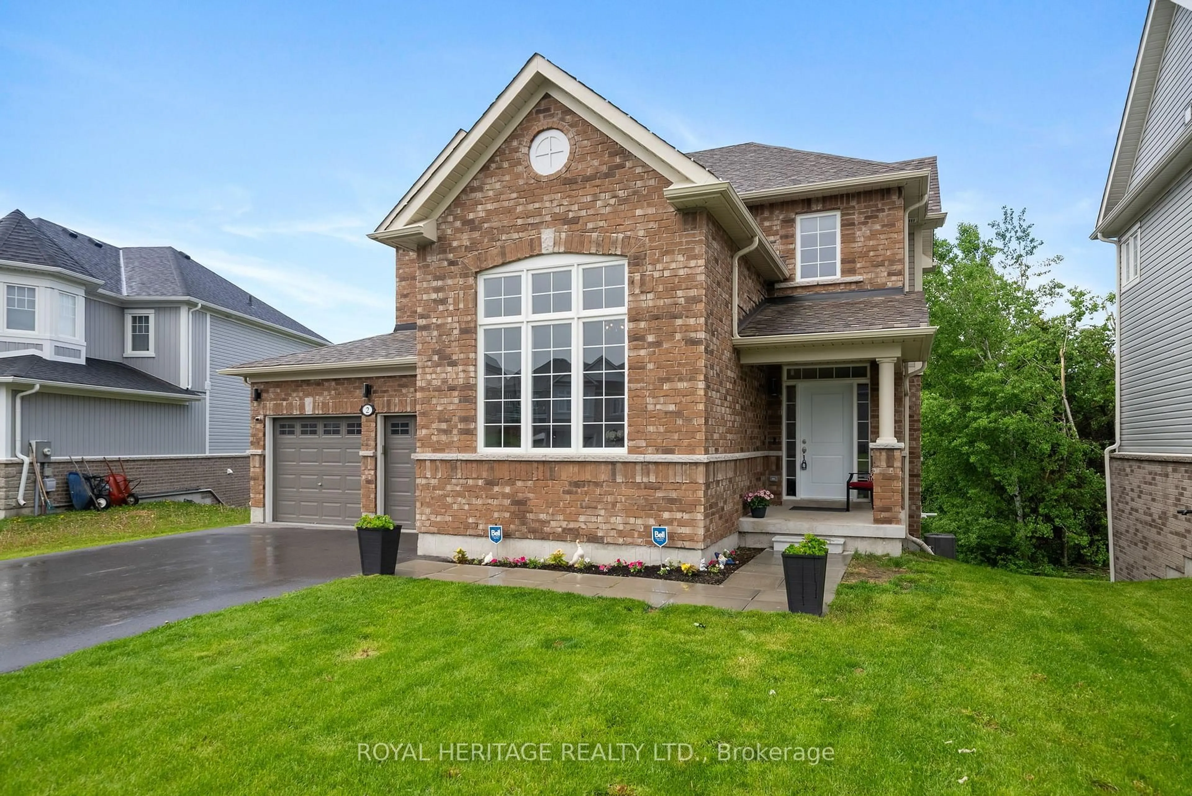 Home with brick exterior material, street for 2 William Campbell Rd, Otonabee-South Monaghan Ontario K9J 0K2