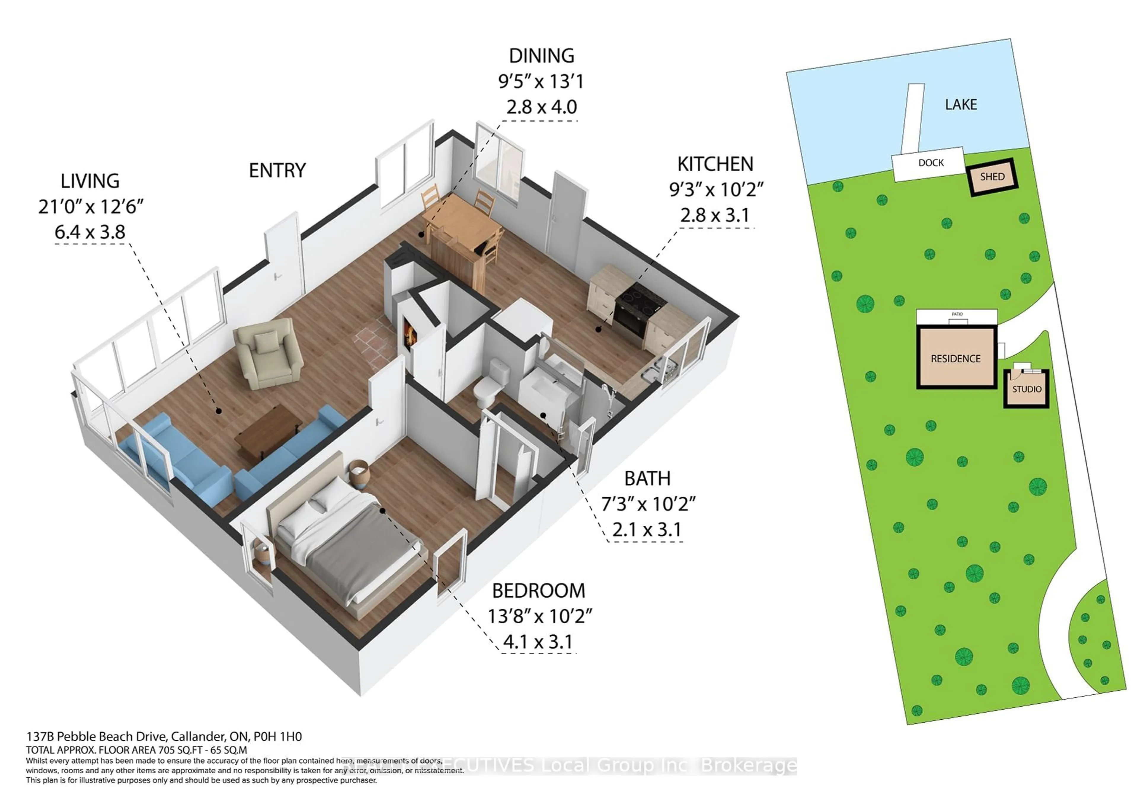 Floor plan for 137B PEBBLE BEACH Dr, Callander Ontario P0H 1H0
