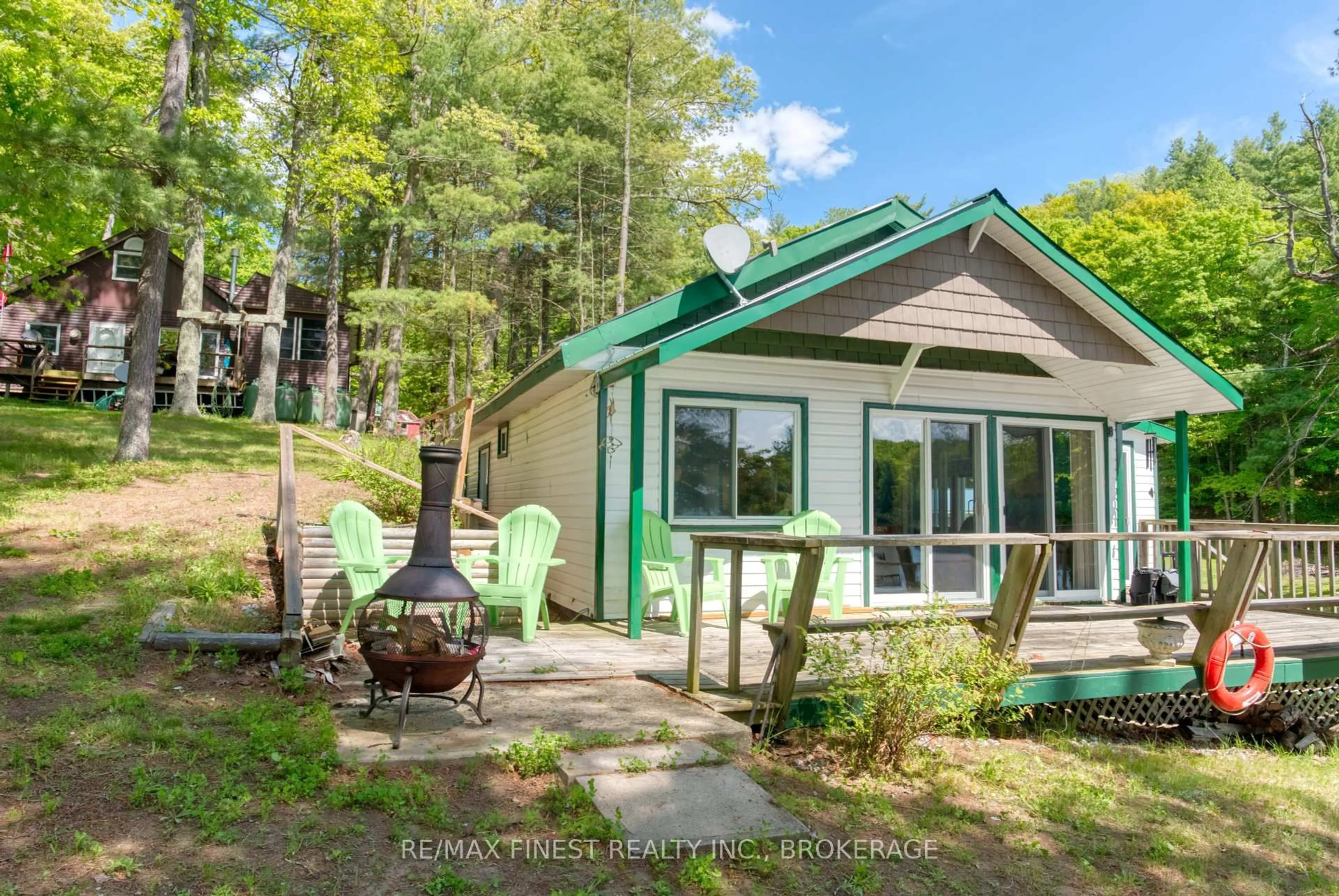 Patio, water/lake/river/ocean view for 131 Bobs Lake Lane 21a N/A, Maberly Ontario K0H 2B0