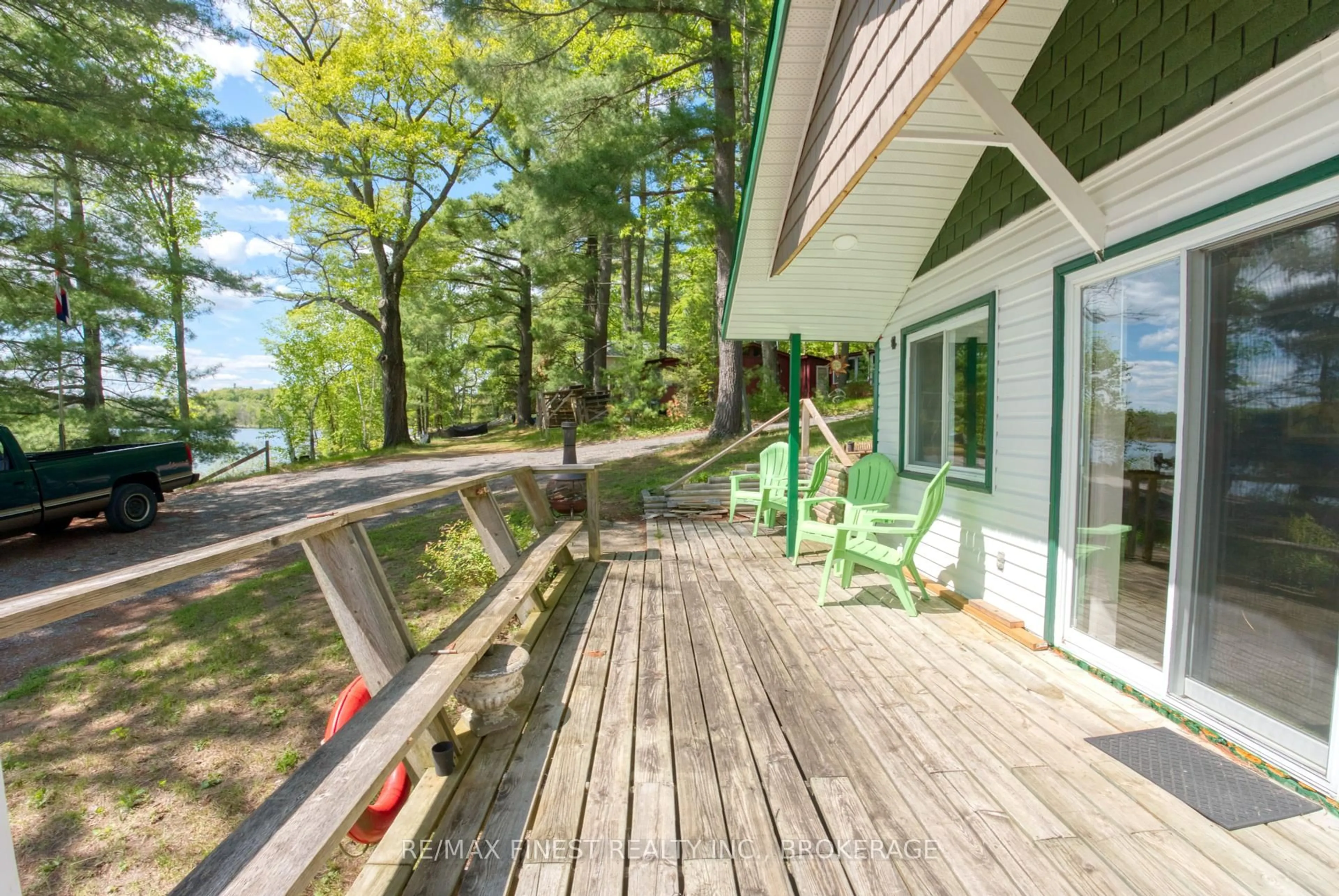Patio, water/lake/river/ocean view for 131 Bobs Lake Lane 21a N/A, Maberly Ontario K0H 2B0