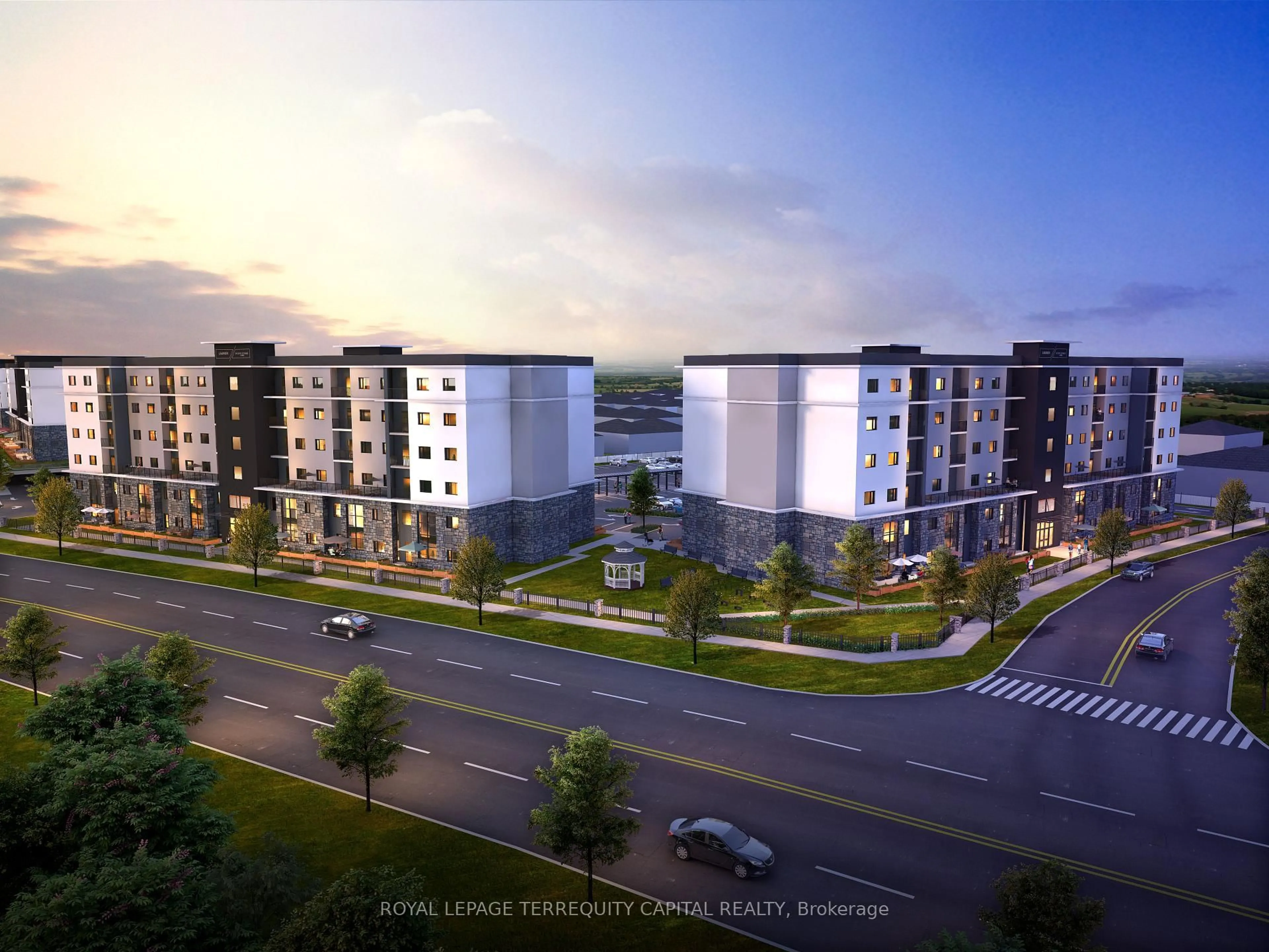 A pic from outside/outdoor area/front of a property/back of a property/a pic from drone, building for 7333 Meo Blvd #305, LaSalle Ontario N9H 0P4