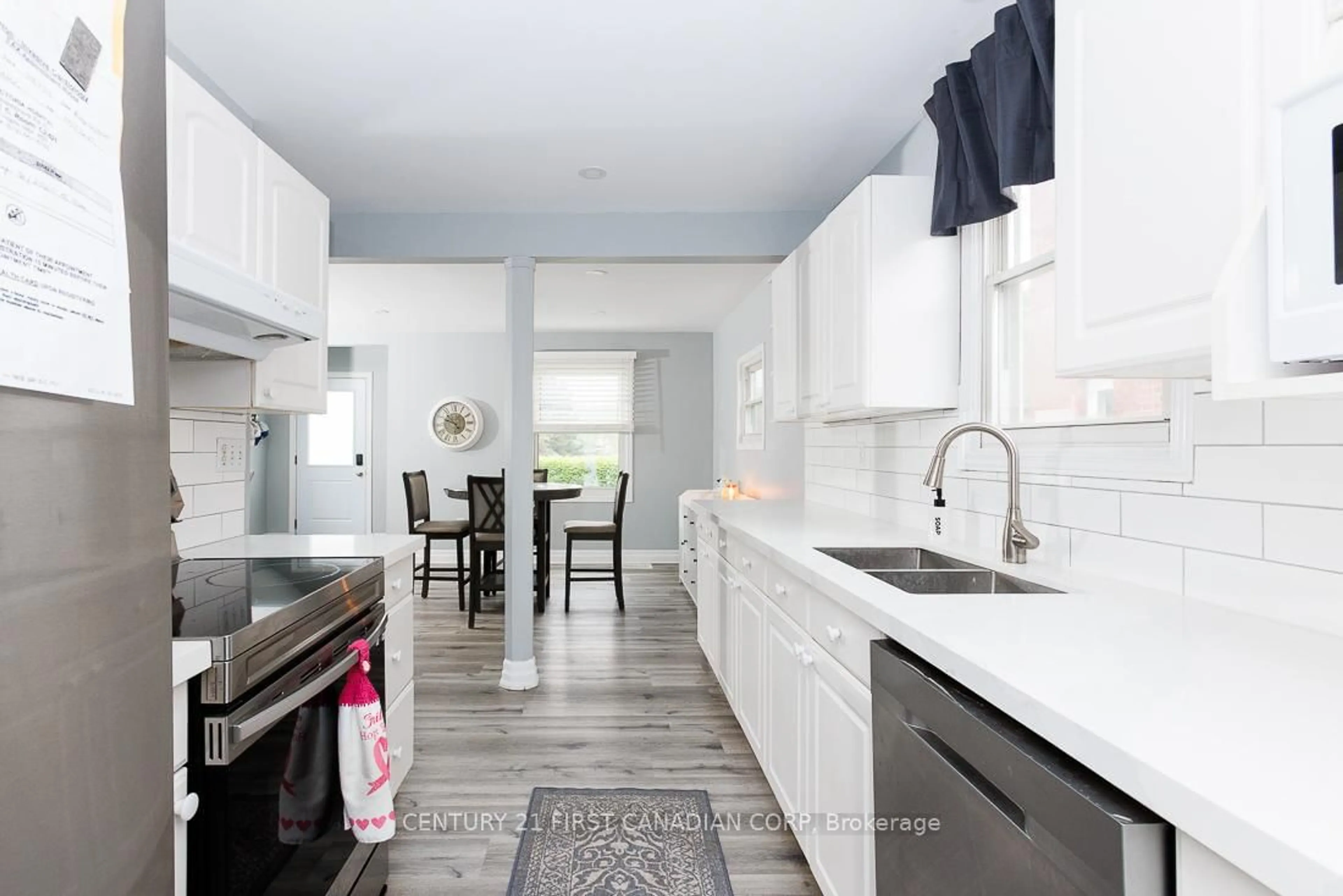 Open concept kitchen, ceramic/tile floor for 1051 Hamilton Rd, London East Ontario N5W 1A7